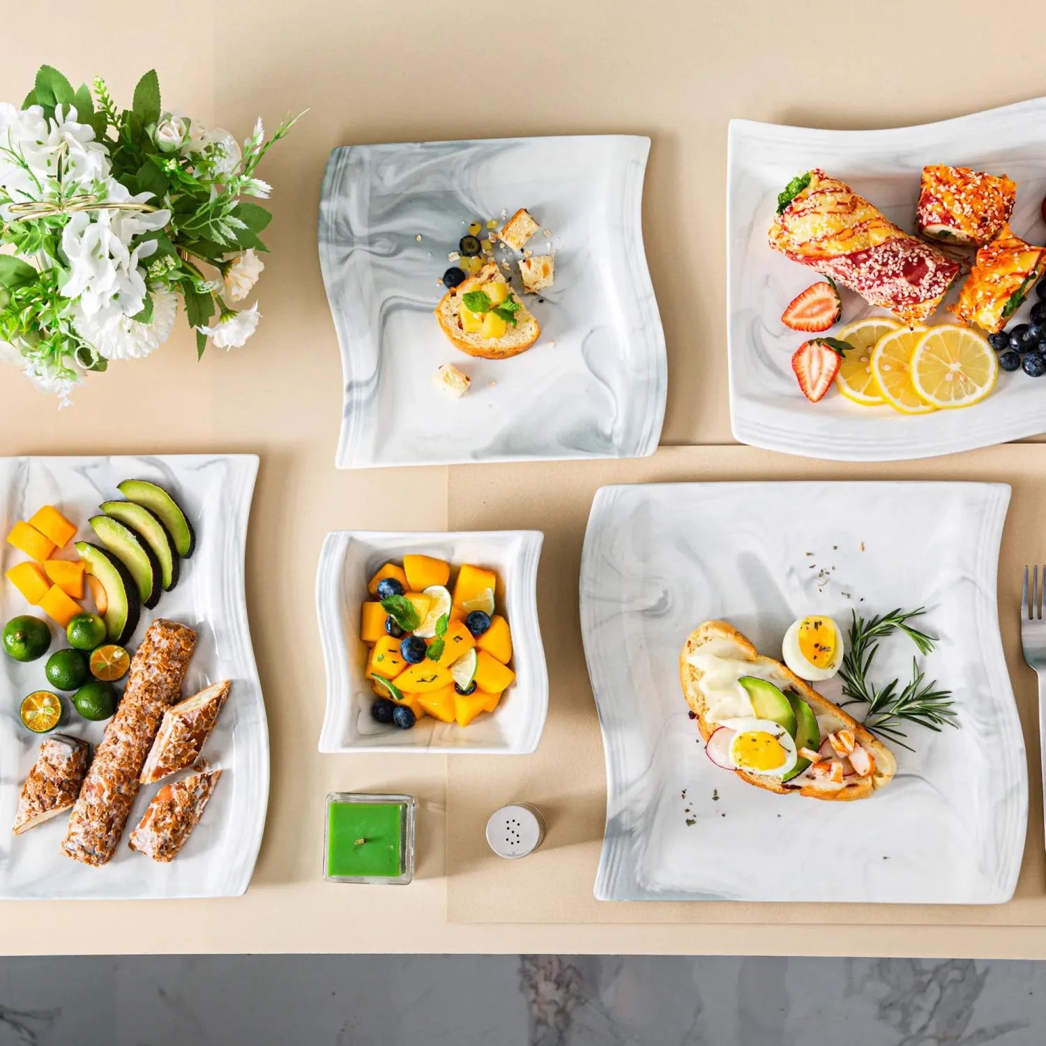 Flora 26 Piece Dinnerware Set for 6