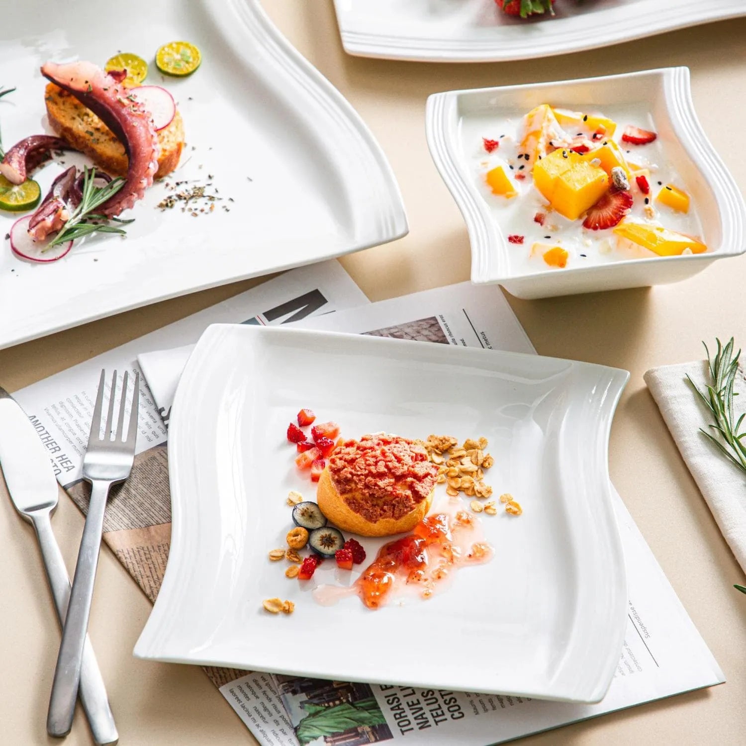 Flora 26 Piece Dinnerware Set for 6