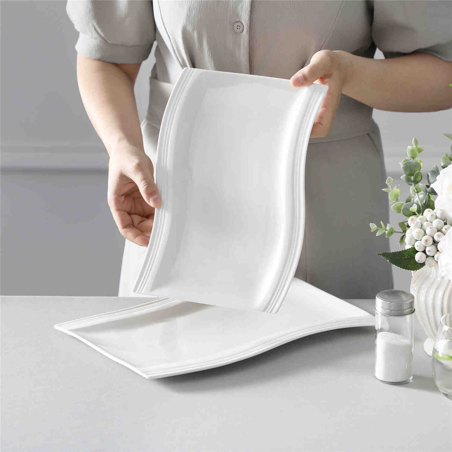 Flora Platters Set of 2