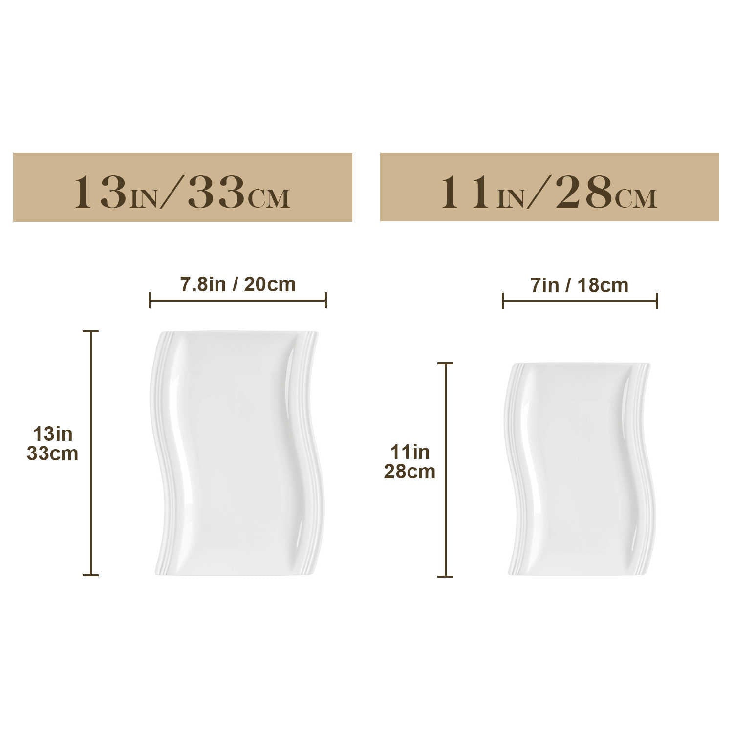 Flora Marble Grey Platters Set of 2