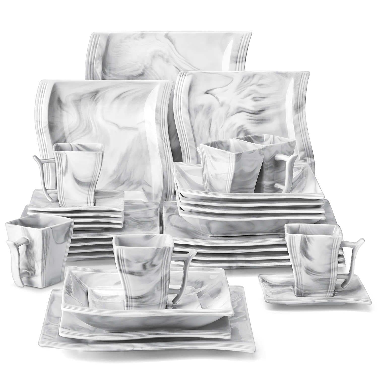 Flora 30 Piece Dinnerware Set