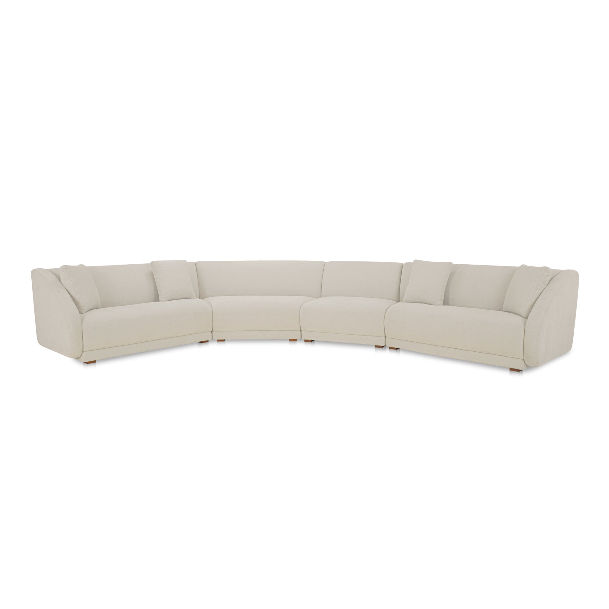 Fraser 4 Piece Modular Sectional Deep Blue