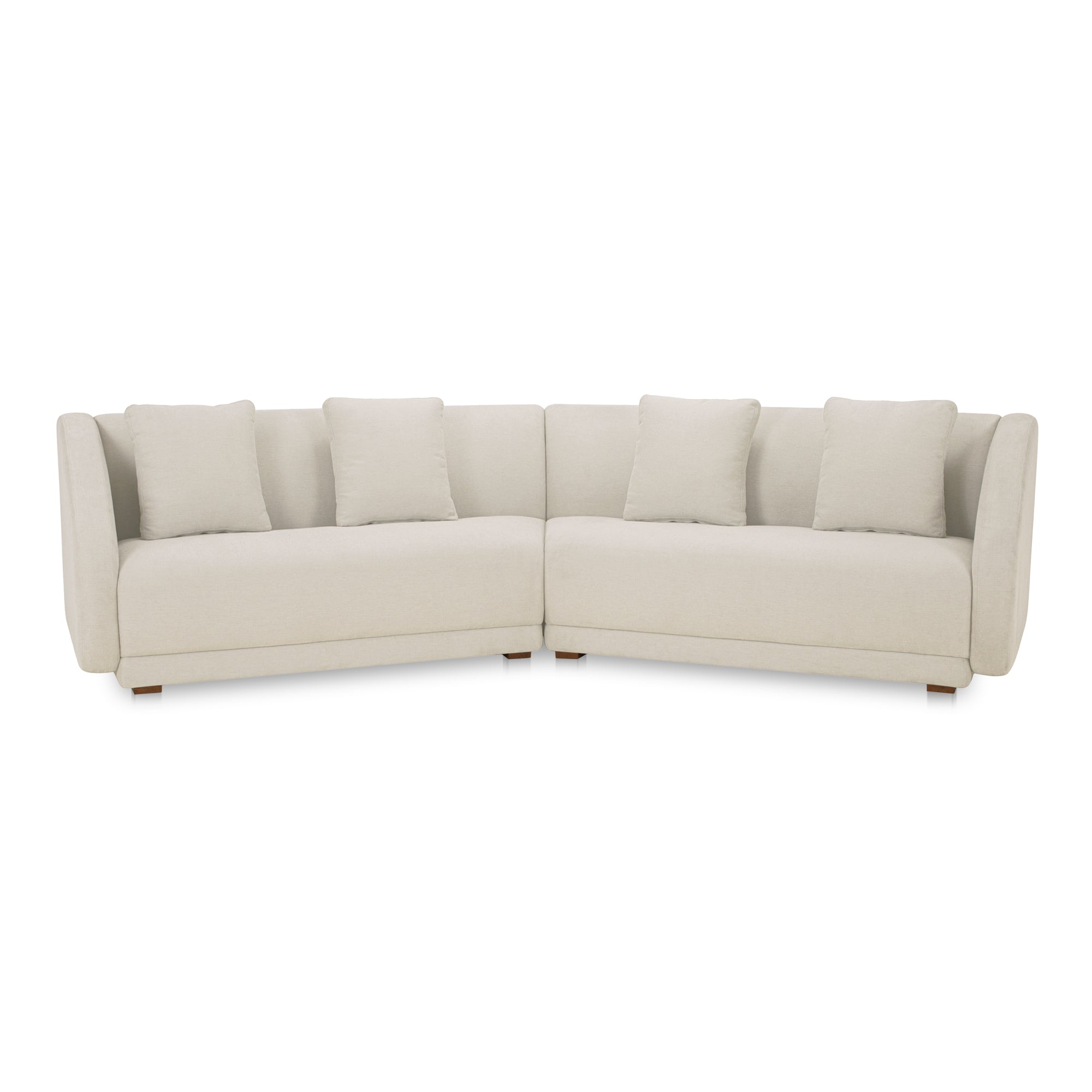 Fraser 2 Piece Modular Sofa Off White