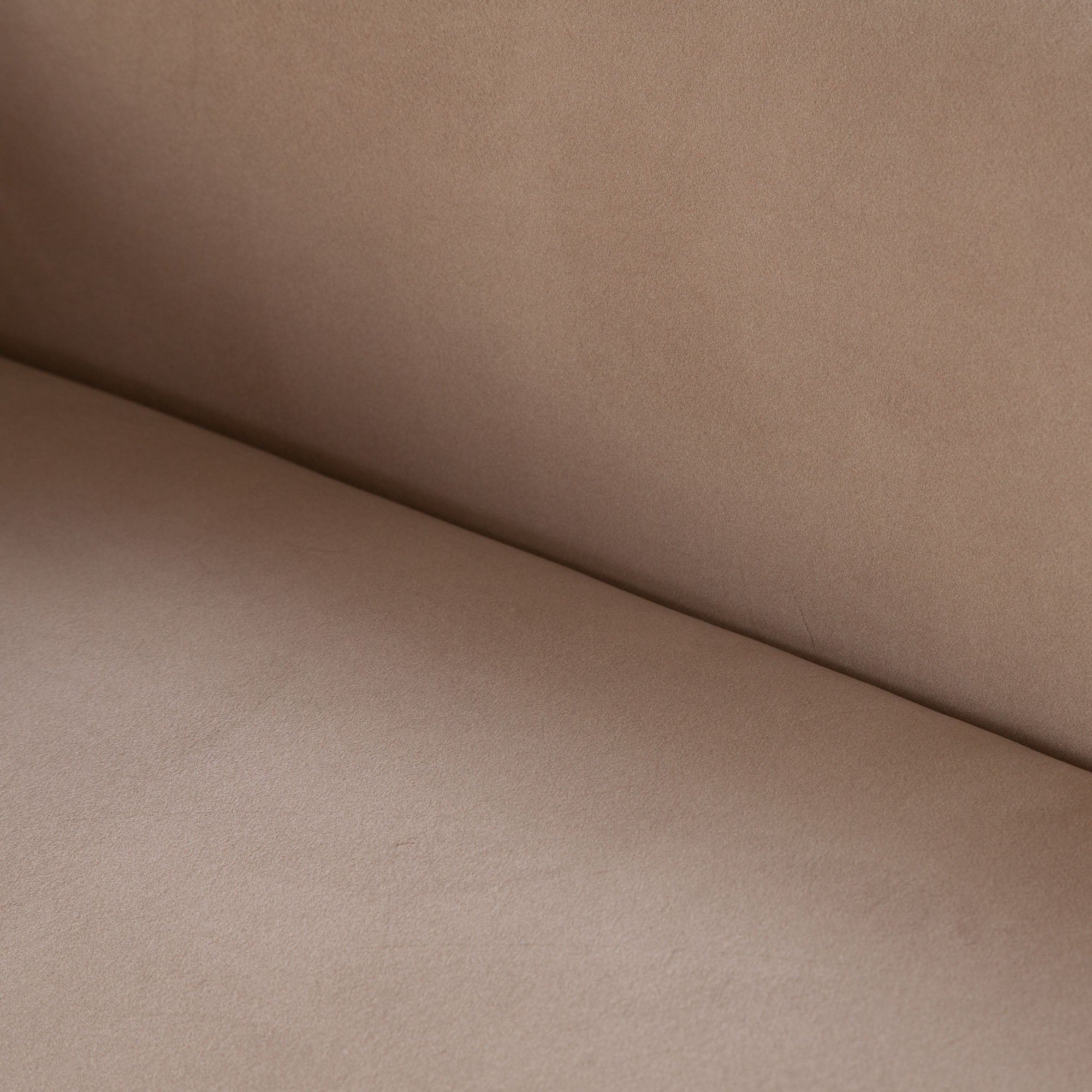 Form Sofa in Camel Performance Velvet w/ (2) Accent Pillow Balls by Diamond Sofa