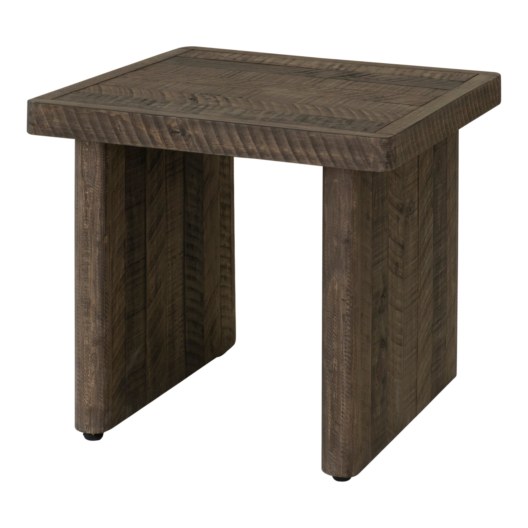 Monterey End Table Aged Brown - Moes Home