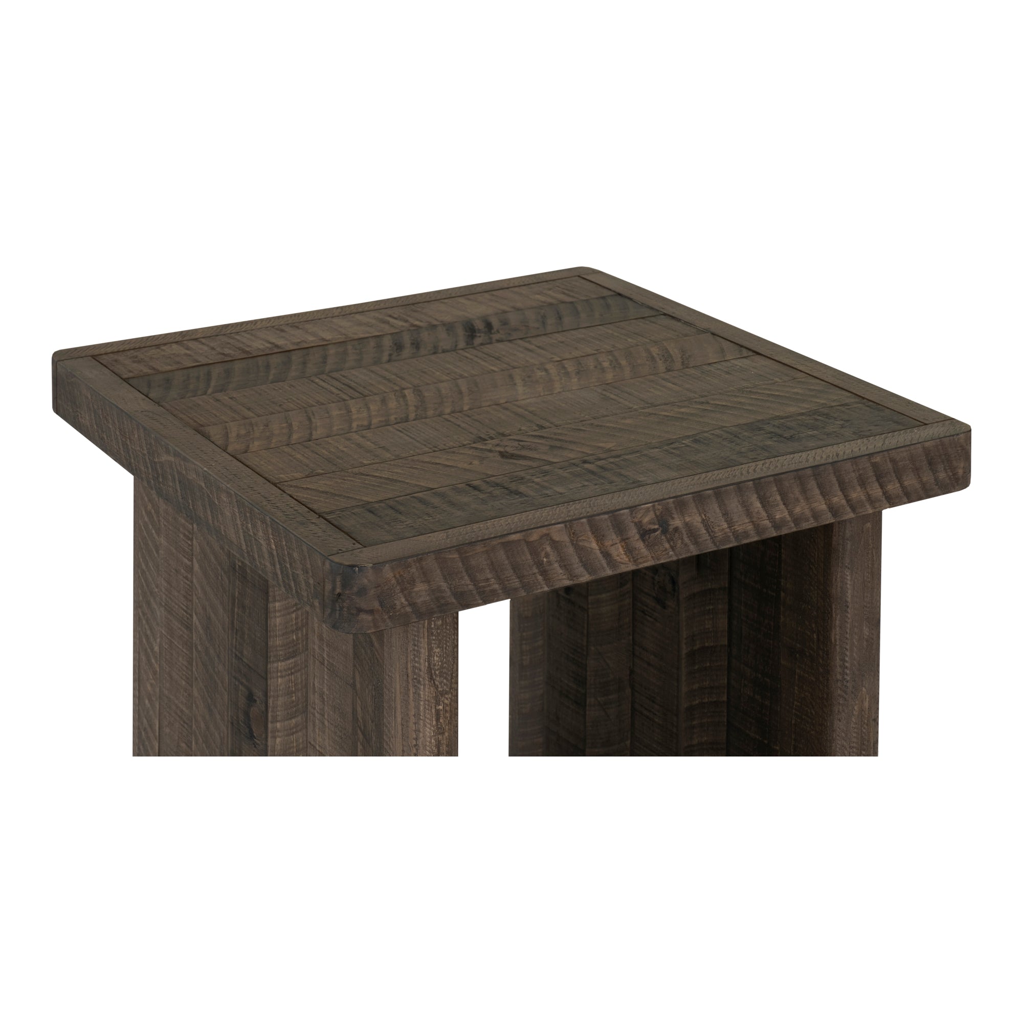 Monterey End Table Aged Brown - Moes Home