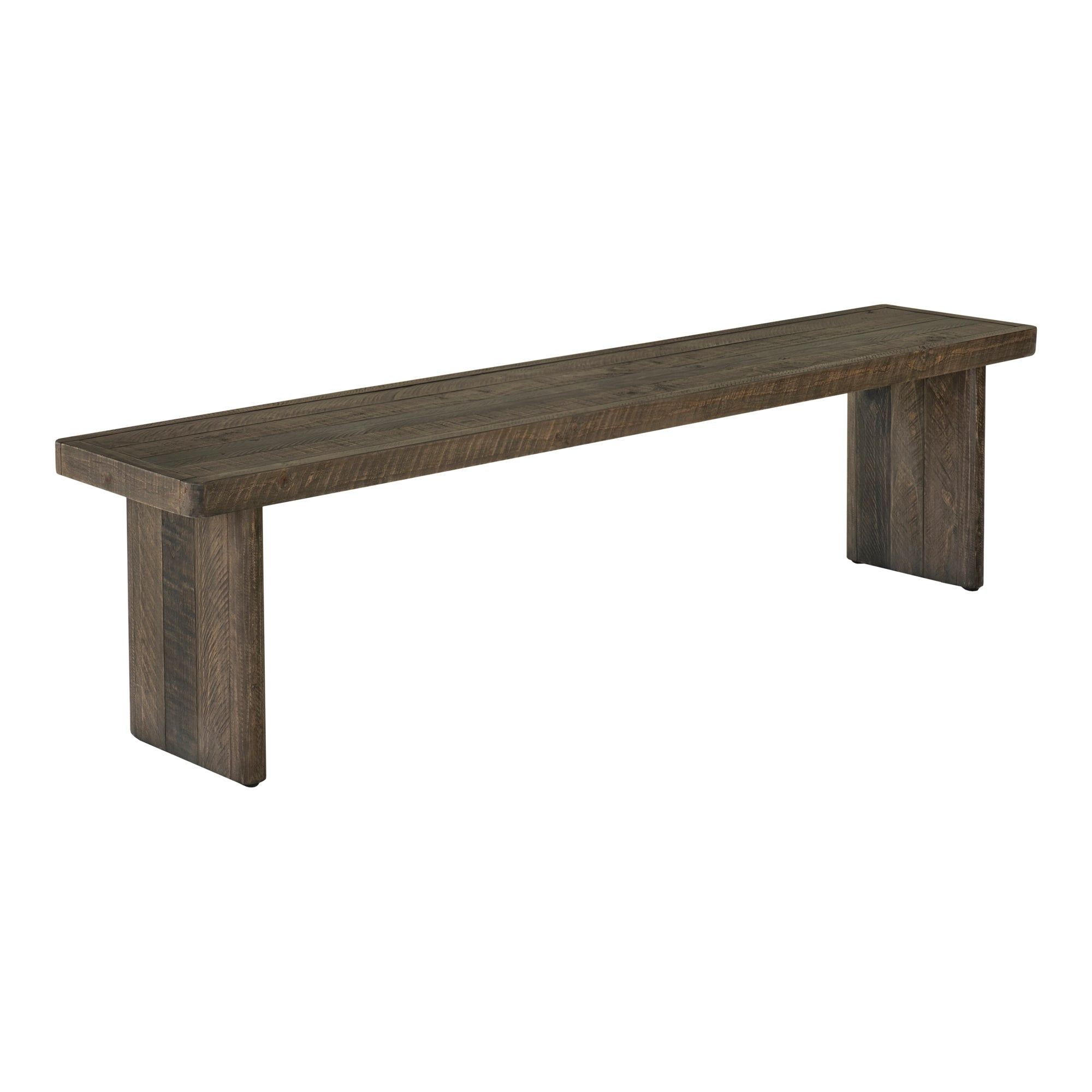 Monterey Bench Aged Brown - Moes Home