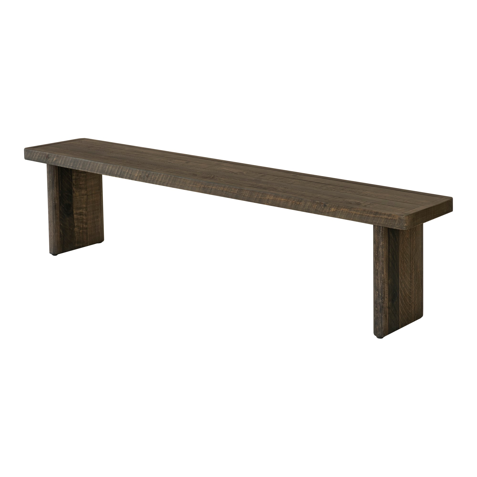 Monterey Bench Aged Brown - Moes Home