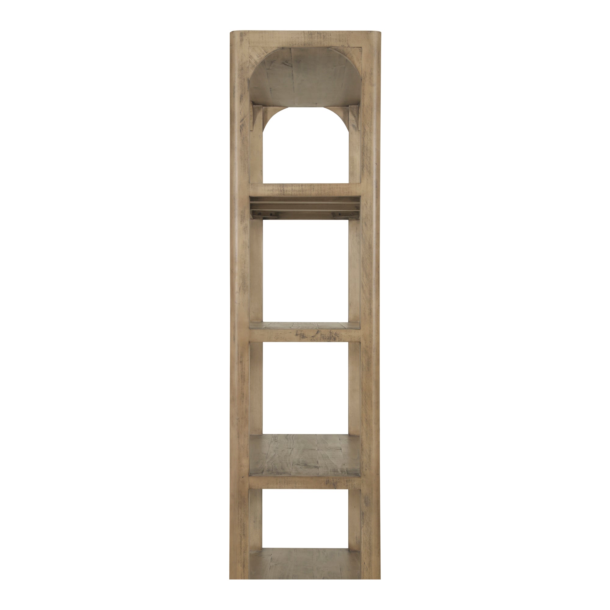 Abbott Bookshelf Brown - Moes Home