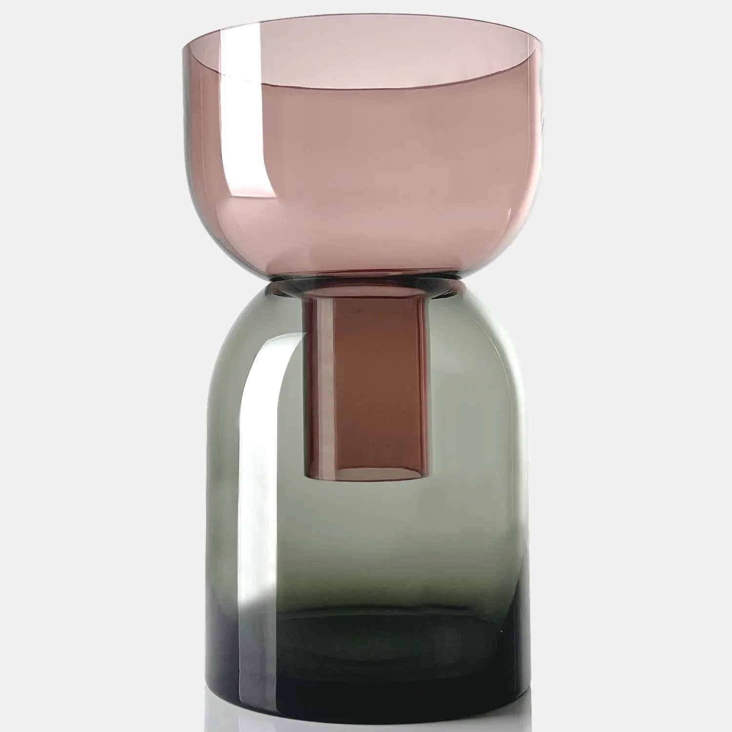 Flip Large Gray & Pink Vase