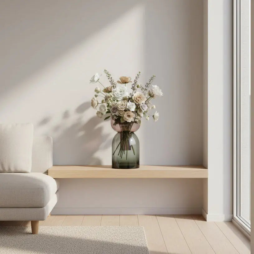 Flip Large Gray & Pink Vase