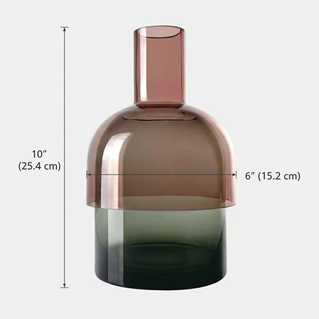 Flip Large Gray & Pink Vase