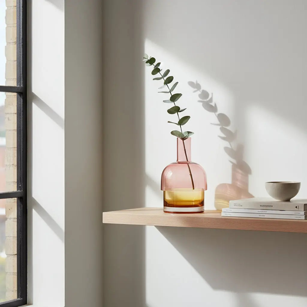 Flip Medium Pink & Yellow Vase