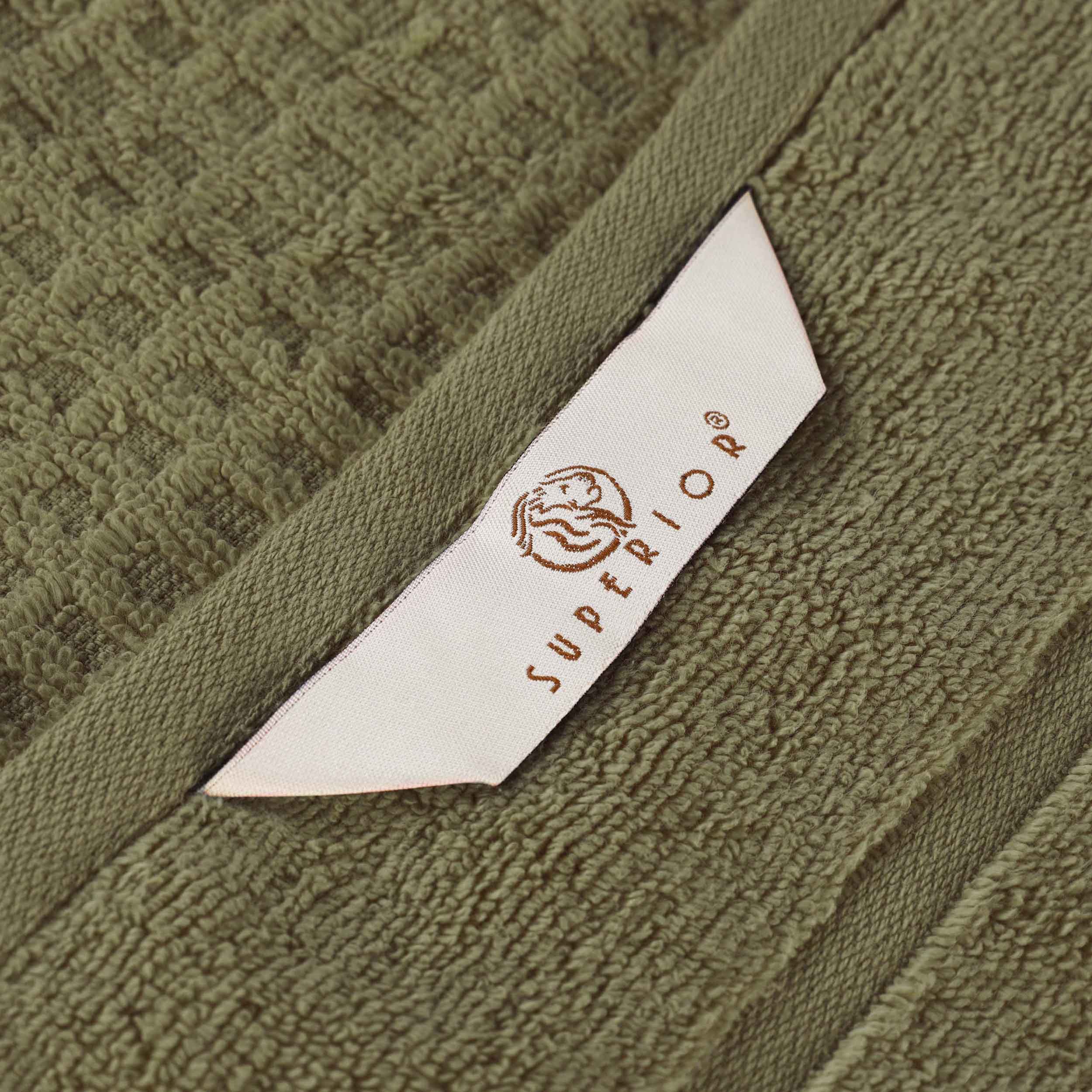 Napa Zero Twist Cotton Solid Waffle Honeycomb Bath Towel Set of 3 - Bath Towel by Superior Brand