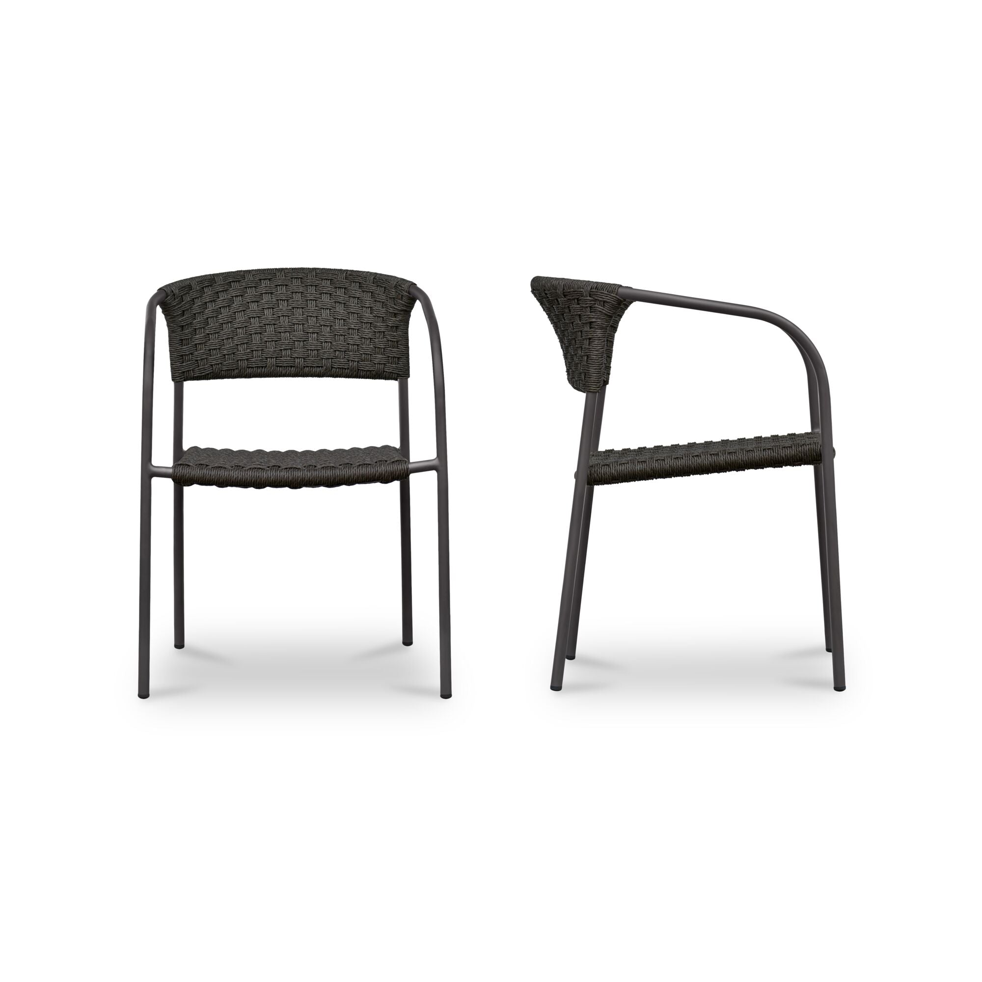 Zola Outdoor Dining Chair Natural-Set Of Two