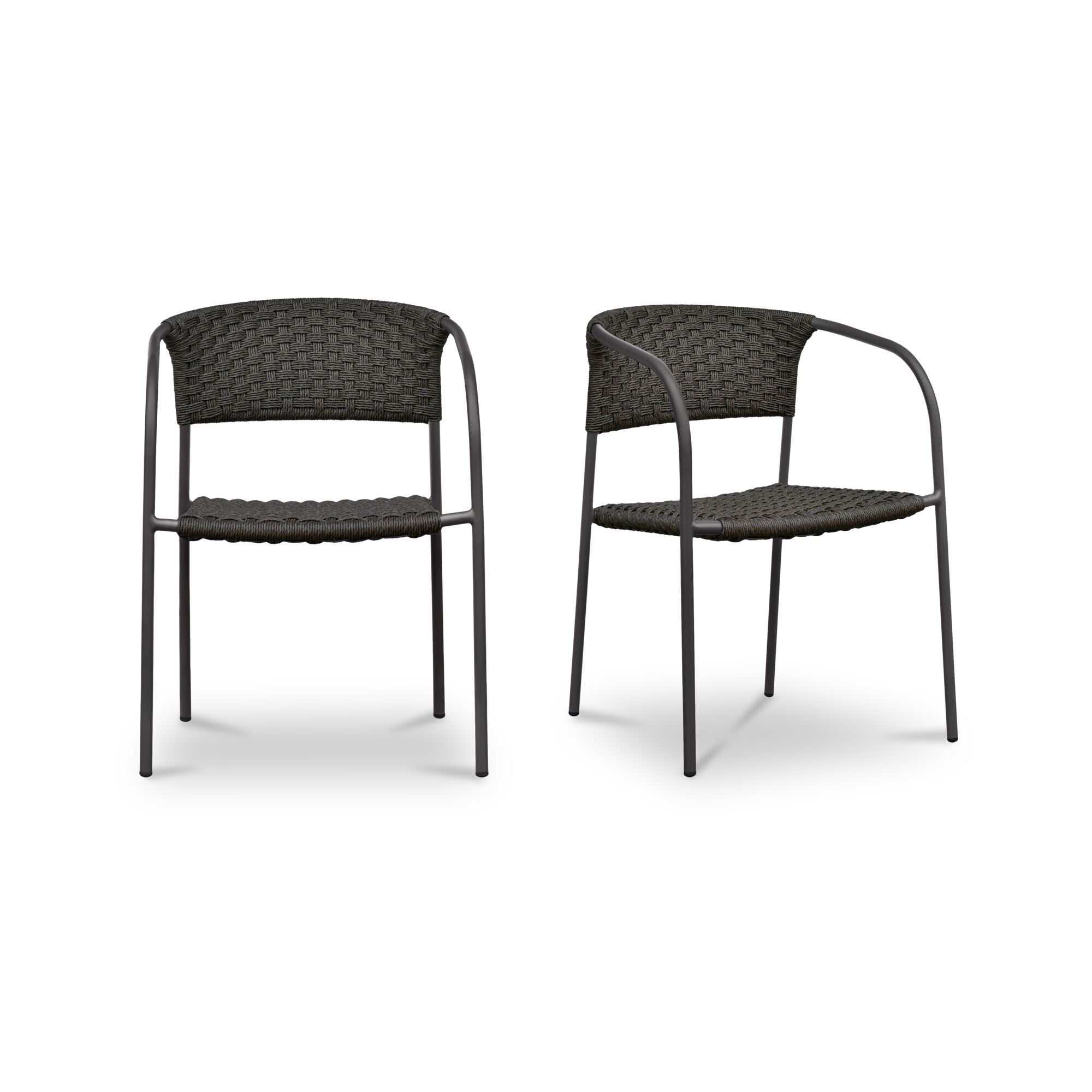 Zola Outdoor Dining Chair Natural-Set Of Two