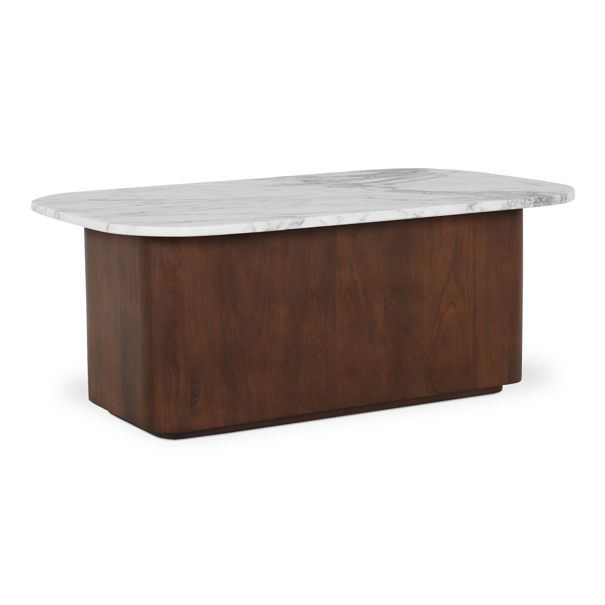 Dash Coffee Table White Calcatta Marble - Moes Home