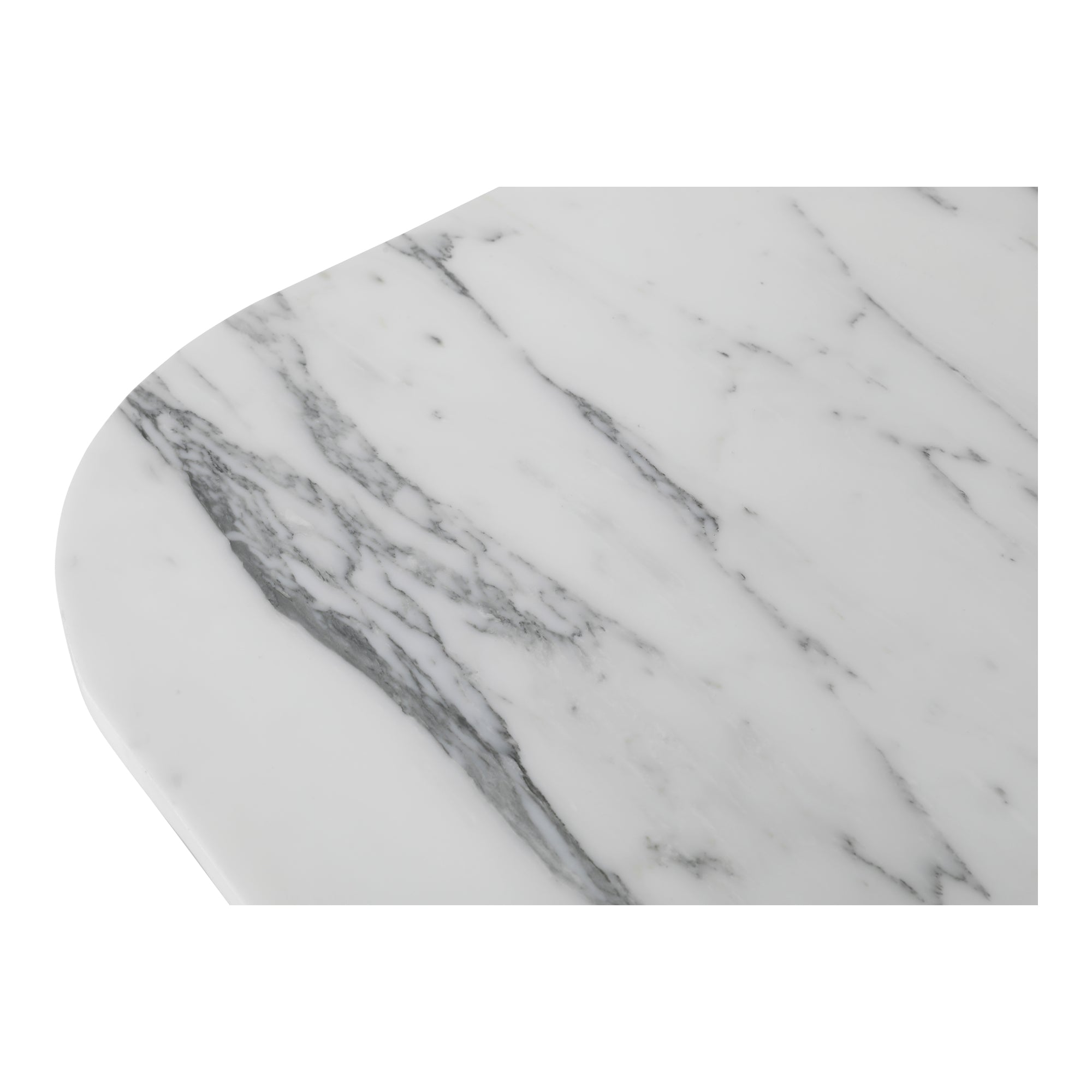 Dash Accent Table White Calacatta Marble - Moes Home