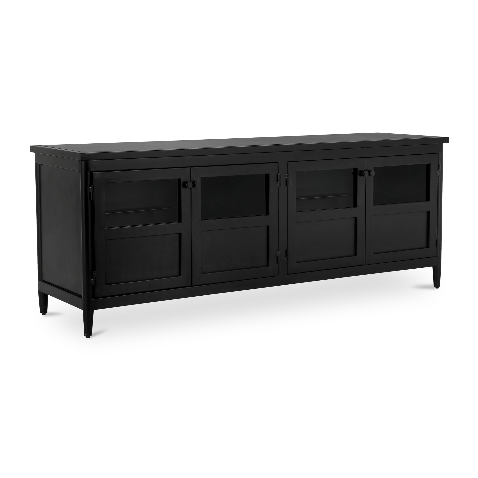 Henry Metal Media Unit Black - Moes Home