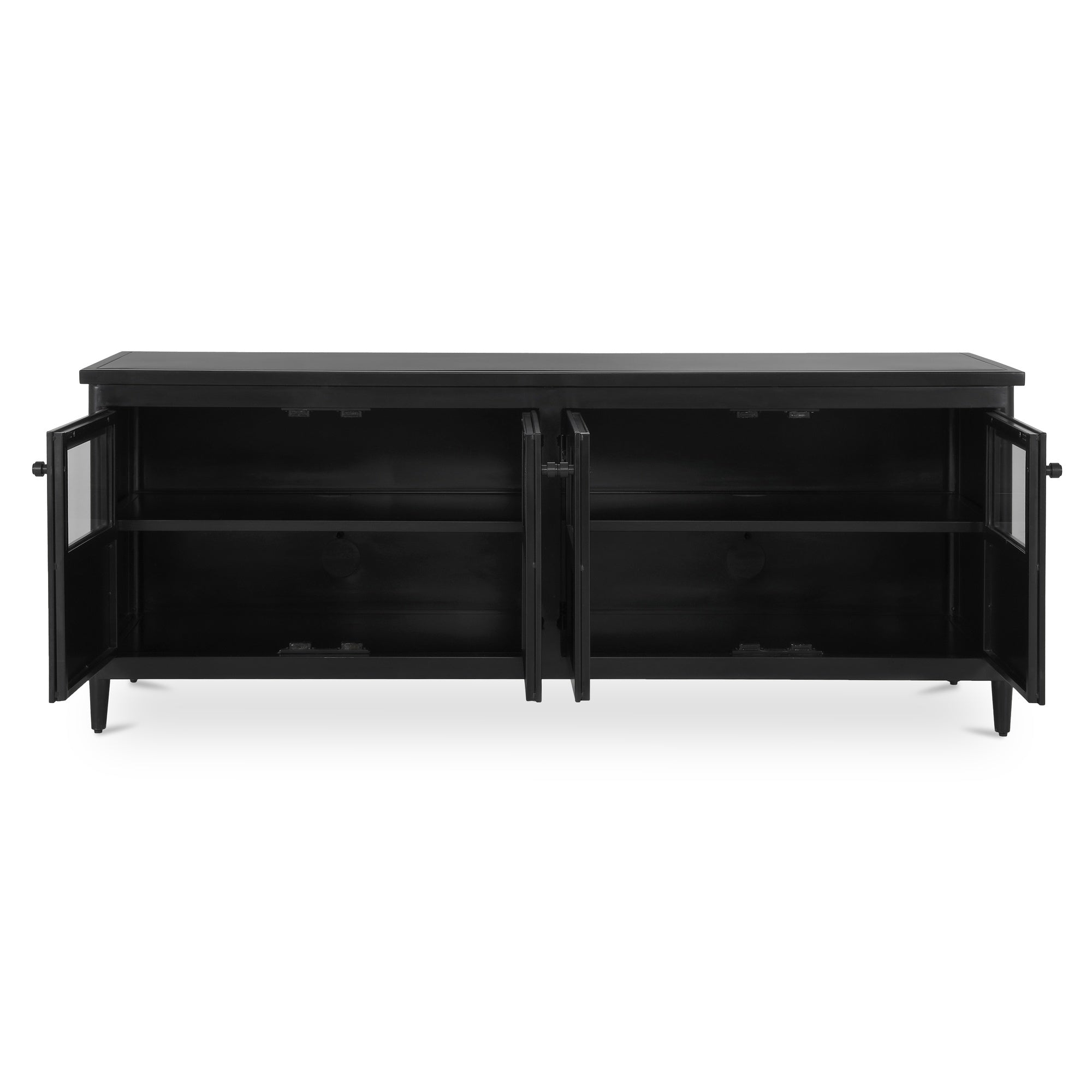 Henry Metal Media Unit Black - Moes Home