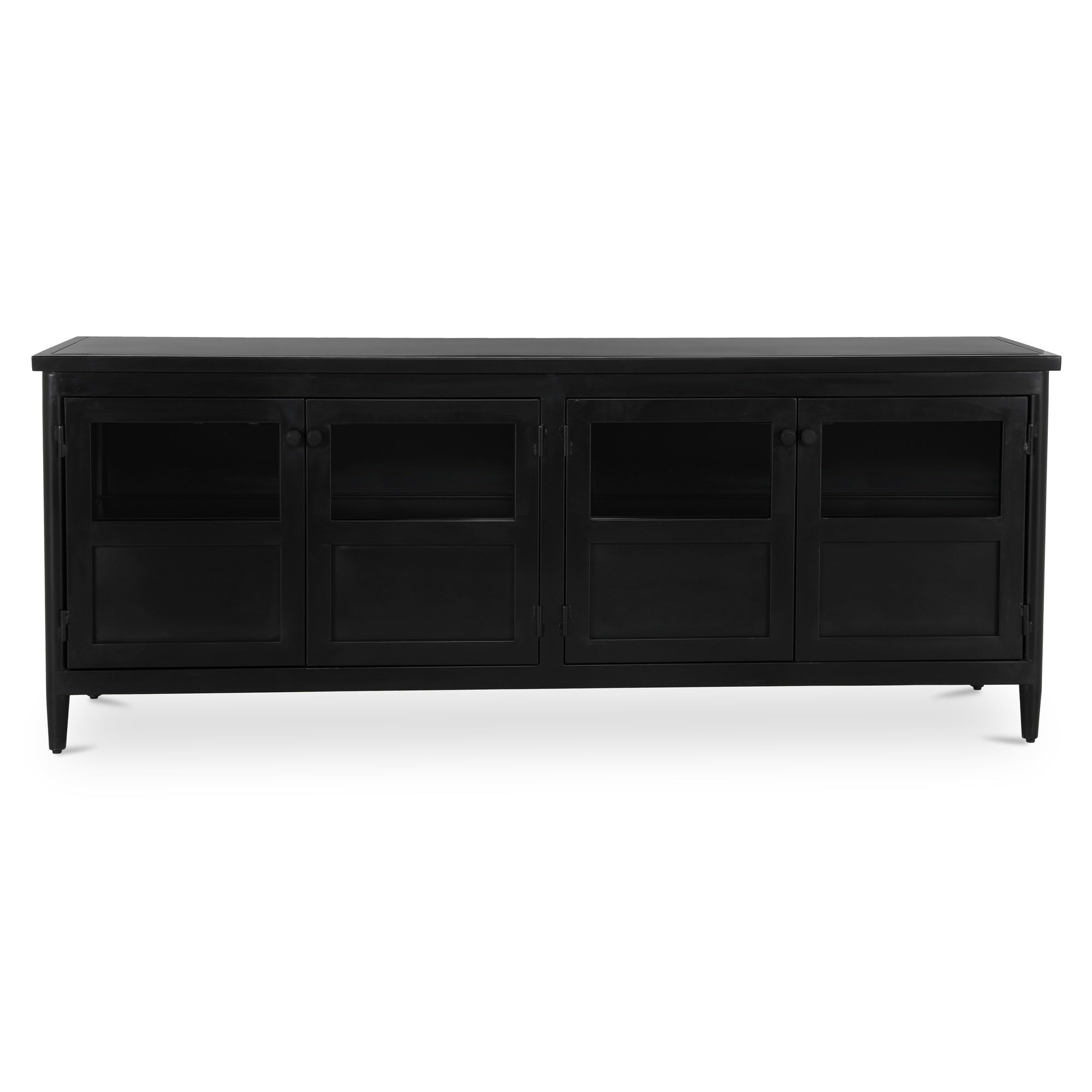 Henry Metal Media Unit Black - Moes Home