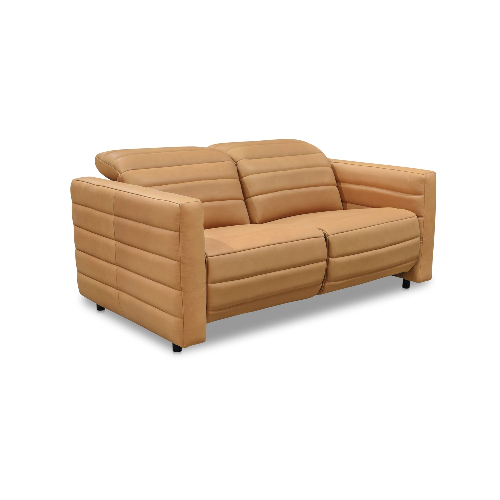 Juno Power Recliner Sofa Tan Leather