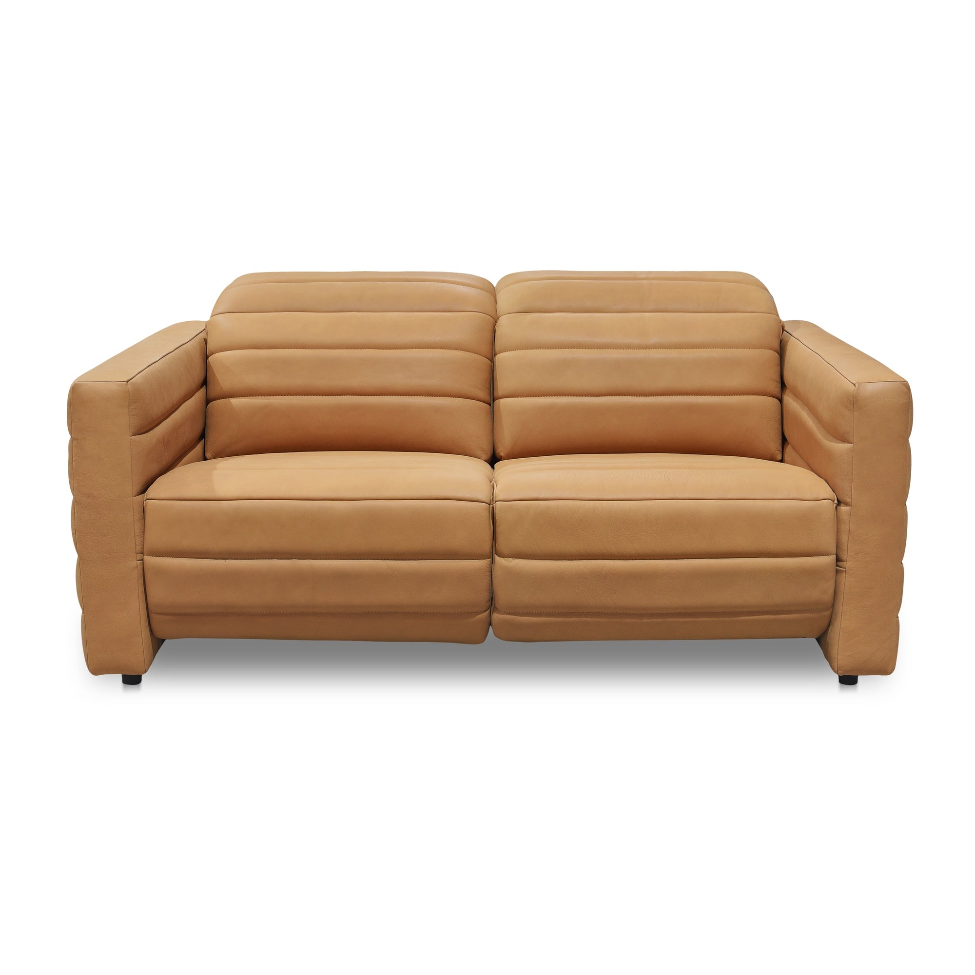 Juno Power Recliner Sofa Tan Leather