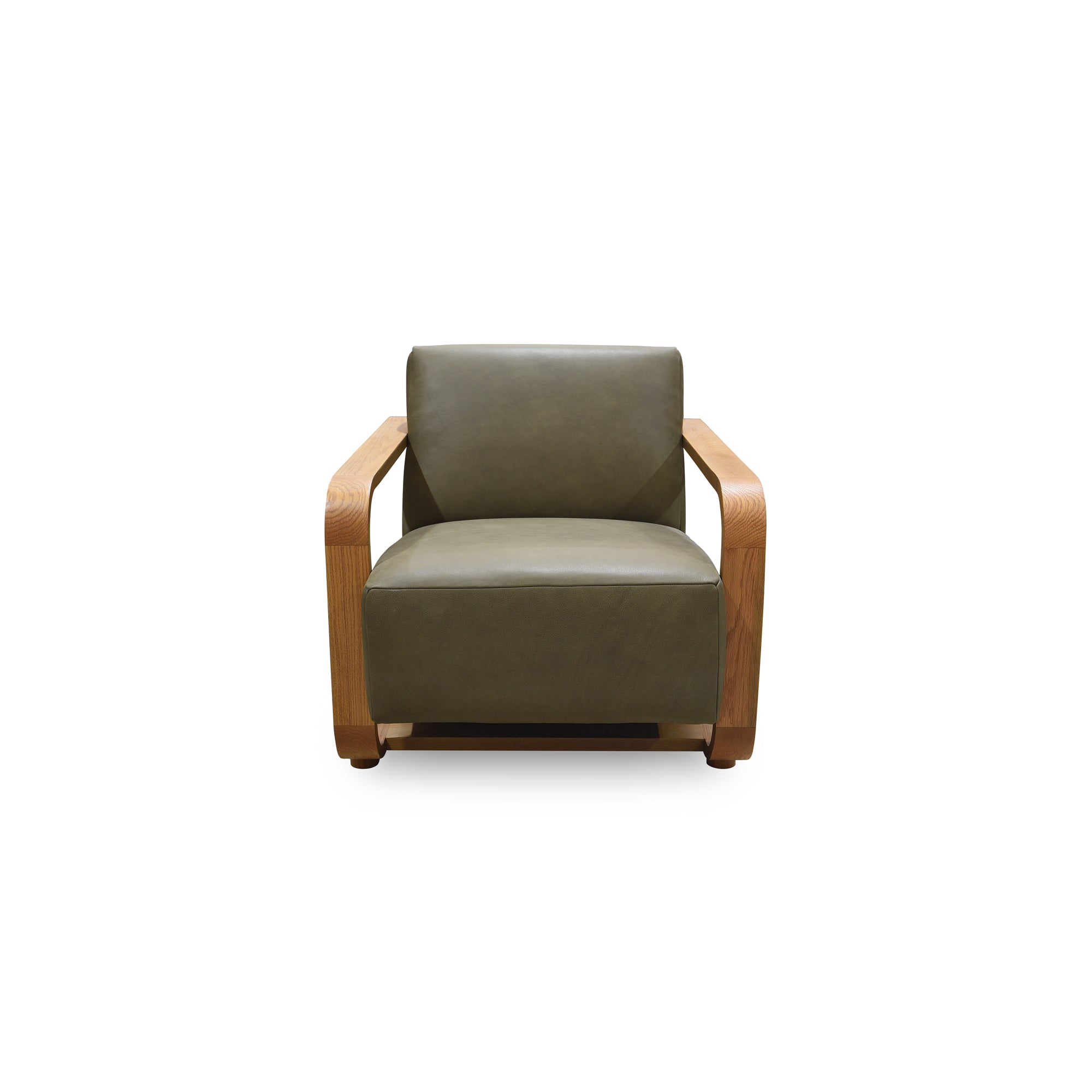 Eckersley Lounge Chair Cool Brown Leather