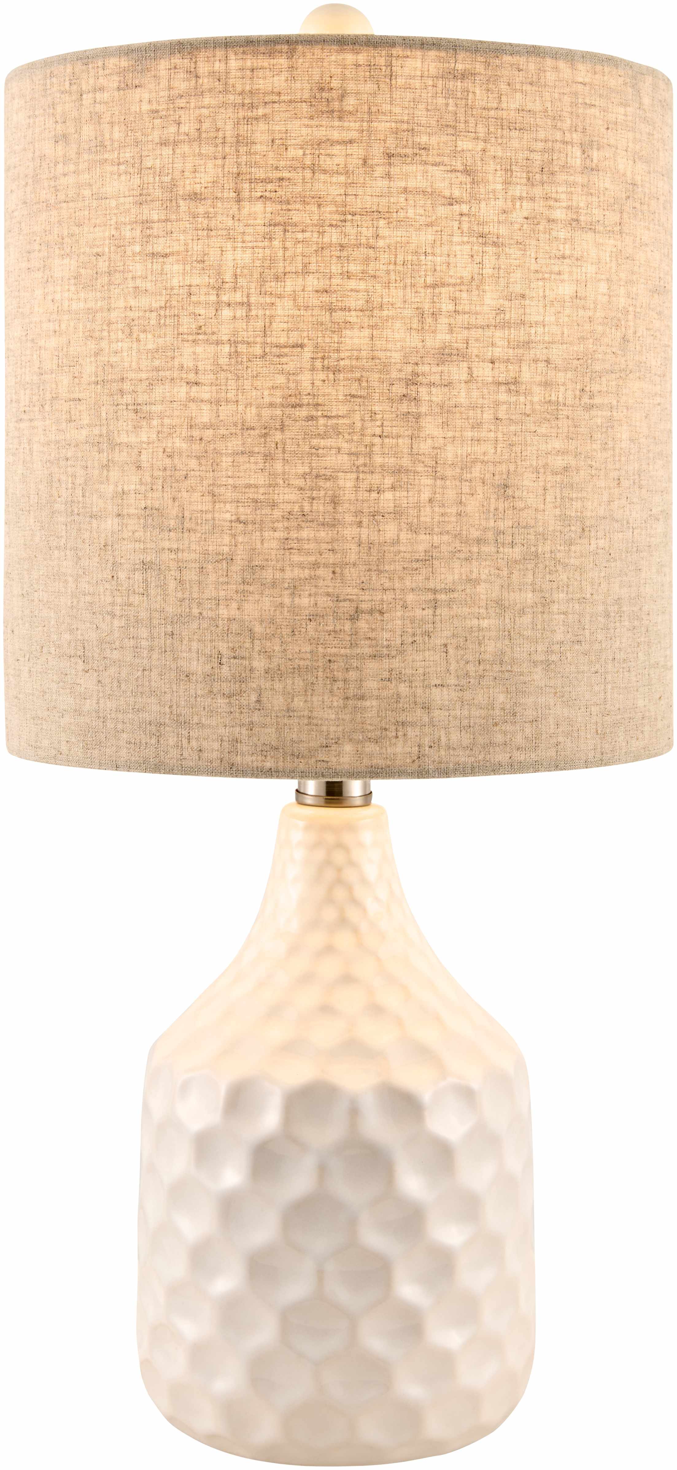 Gulmarrad Textured Ivory Ceramic Table Lamp