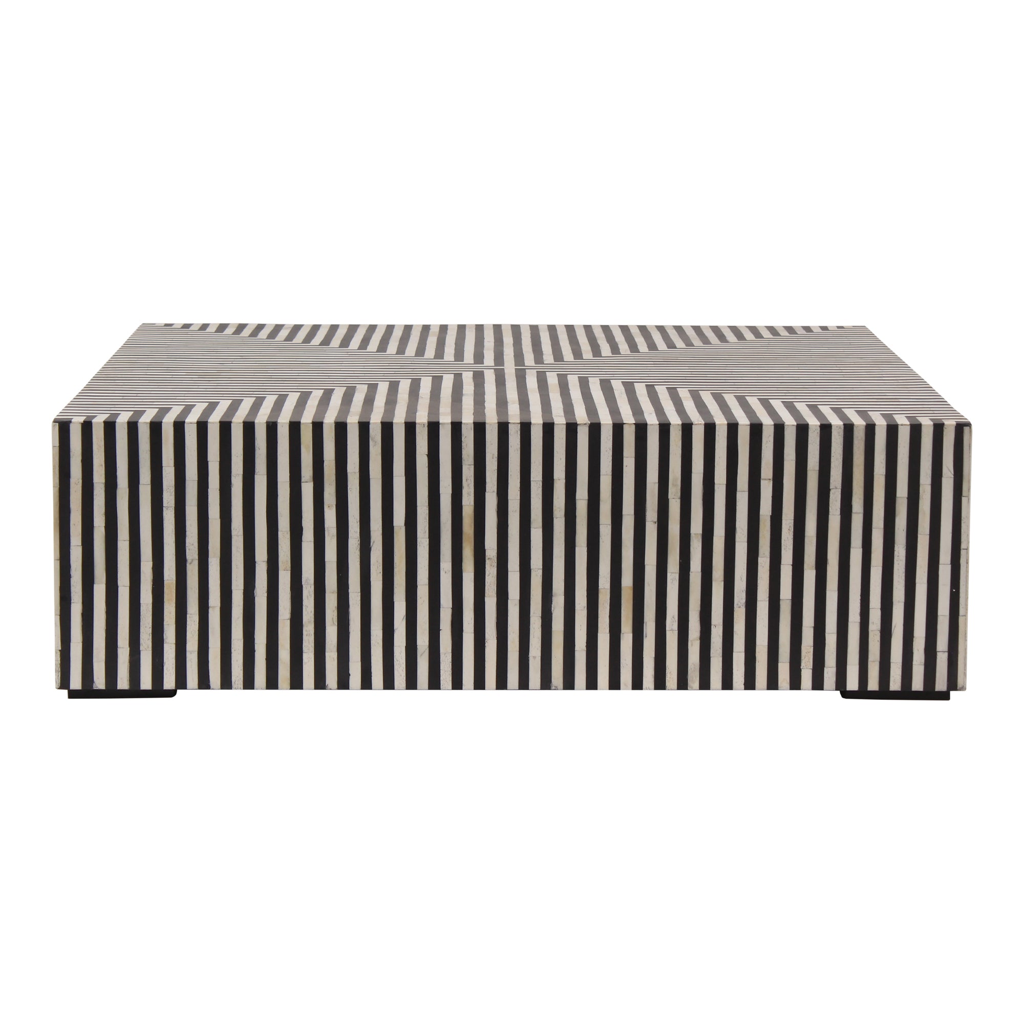 Terning Coffee Table Black and White - Moes Home