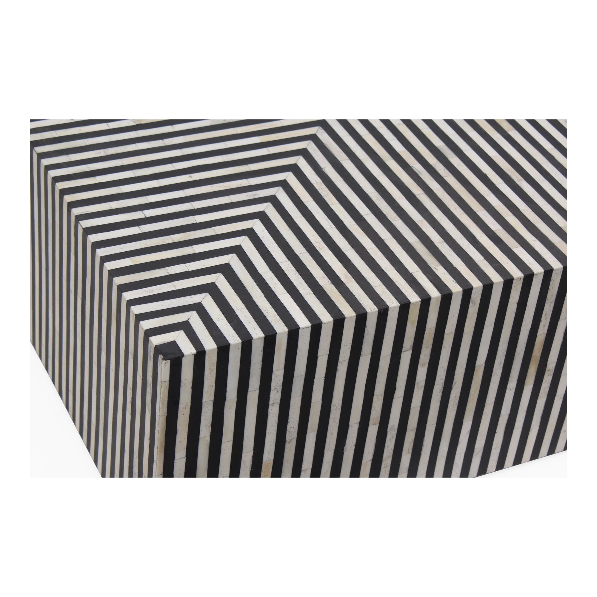 Terning Coffee Table Black and White - Moes Home