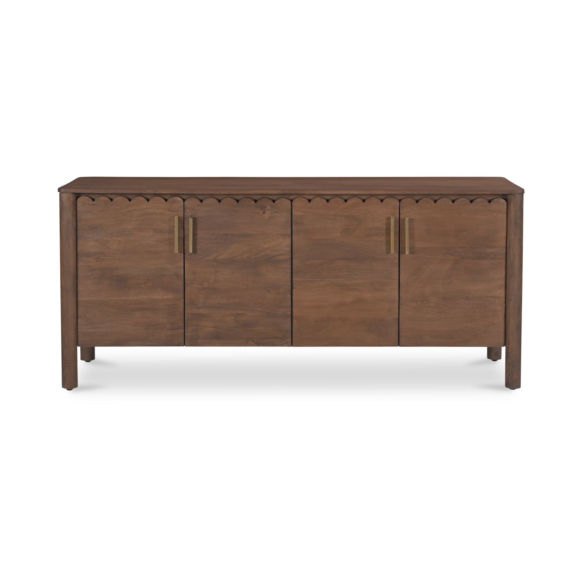 Wiley 4 Door Sideboard Vintage Brown - Moes Home