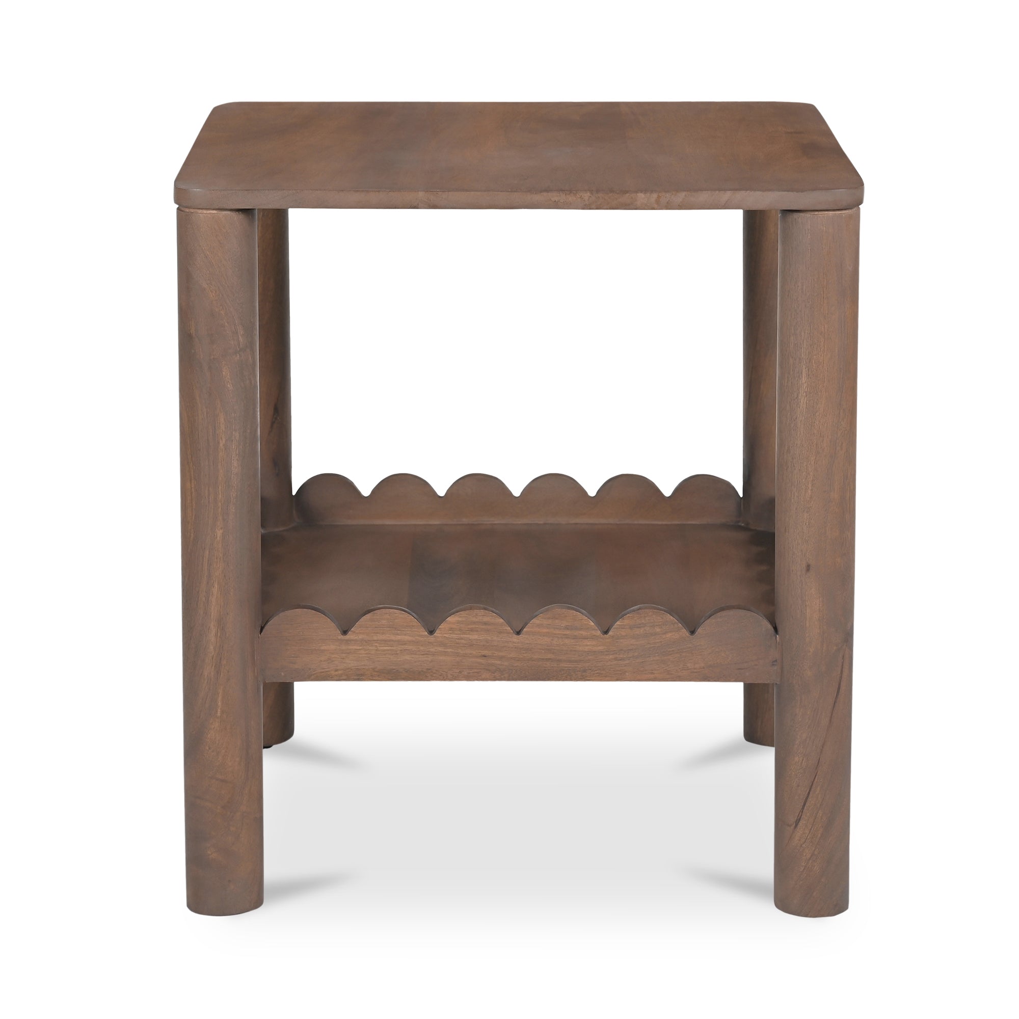 Wiley Side Table Vintage Brown - Moes Home