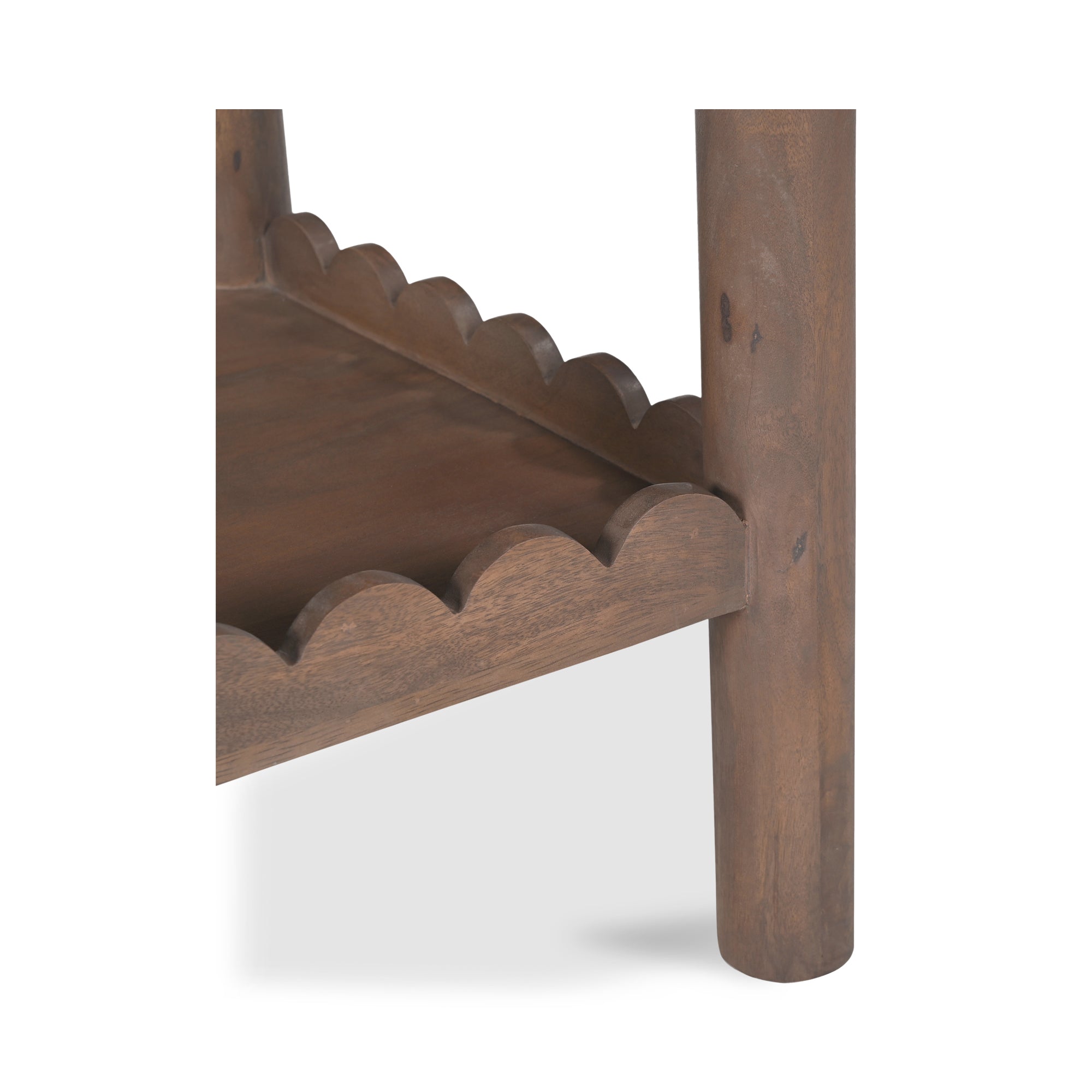 Wiley Side Table Vintage Brown - Moes Home