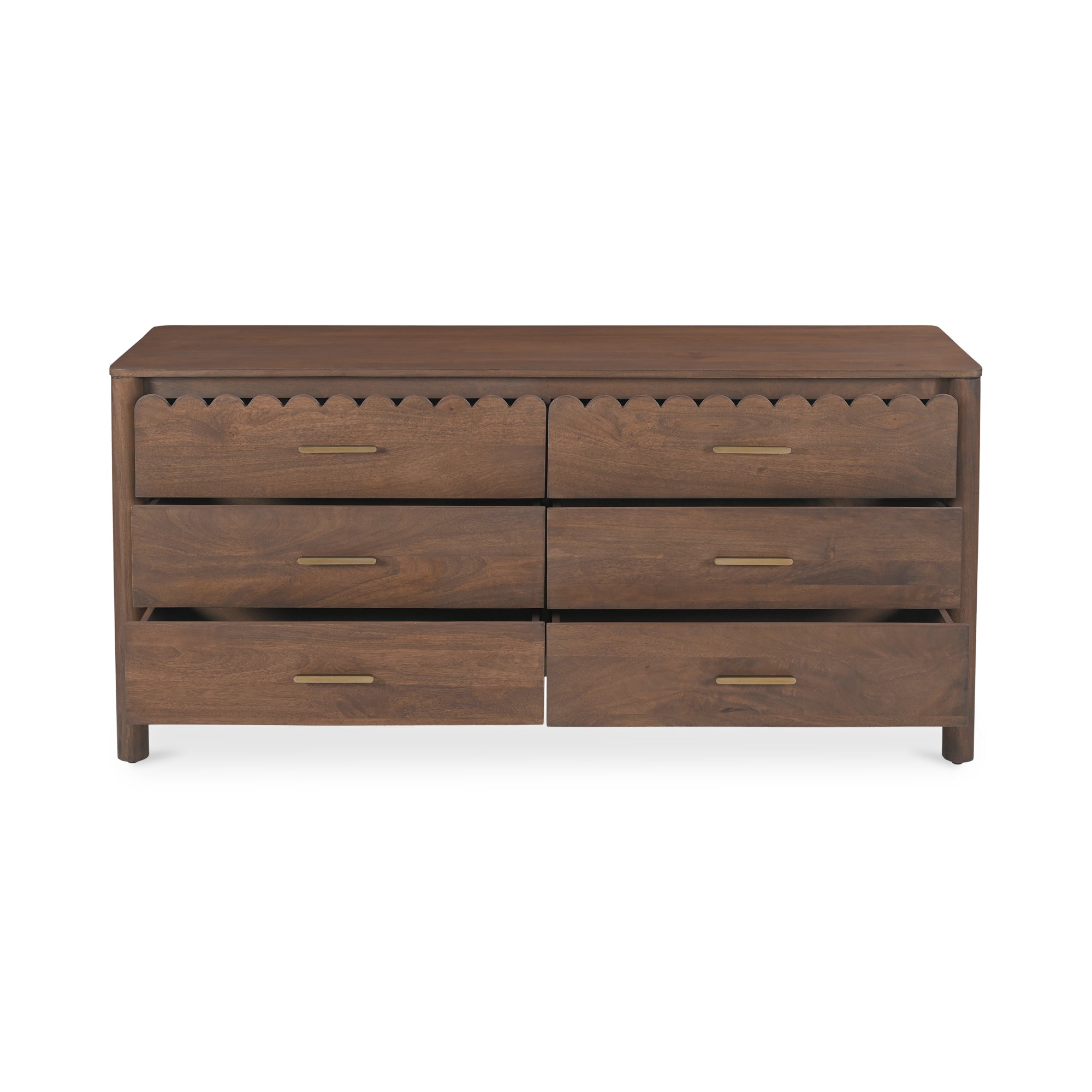 Wiley Dresser Vintage Brown - Moes Home