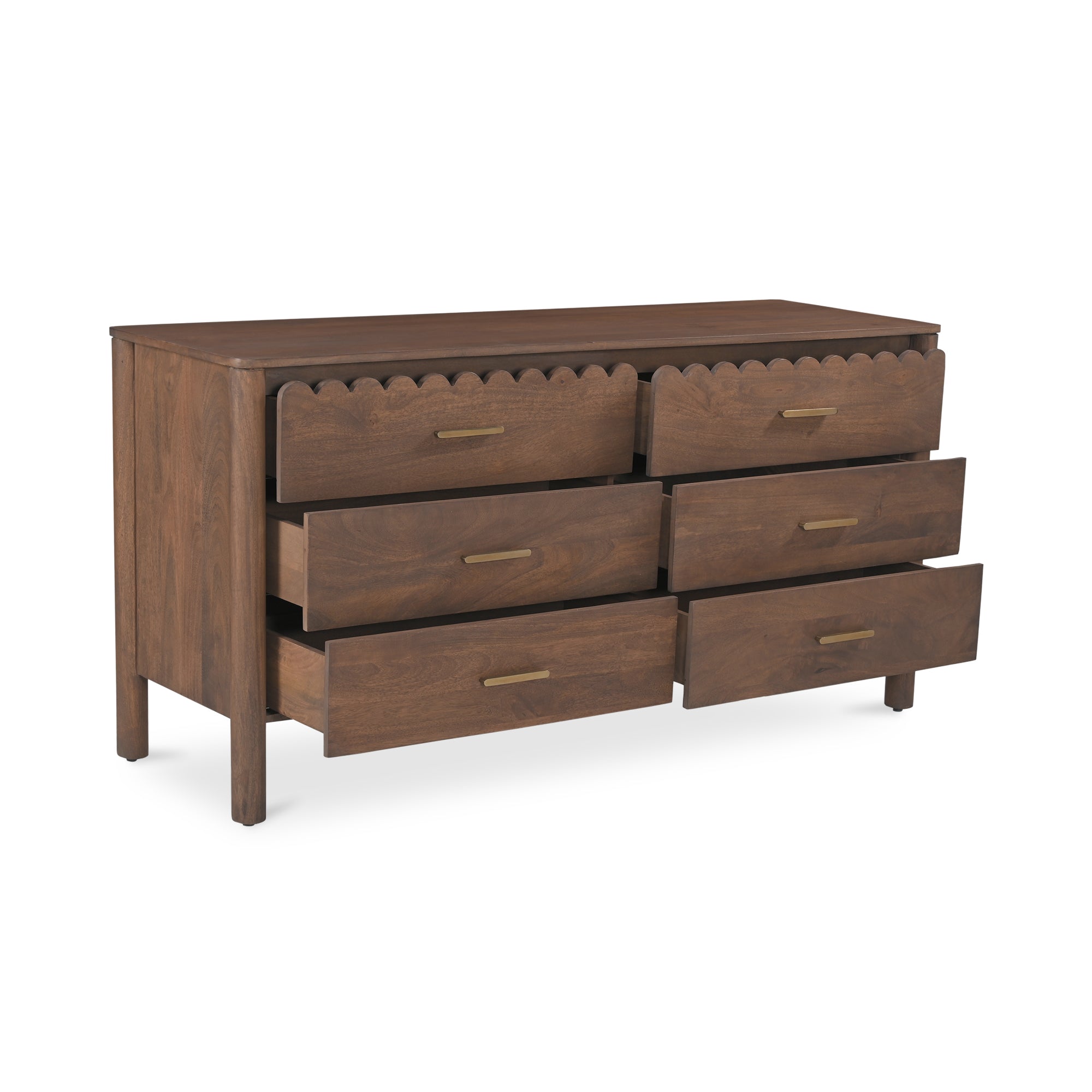 Wiley Dresser Vintage Brown - Moes Home