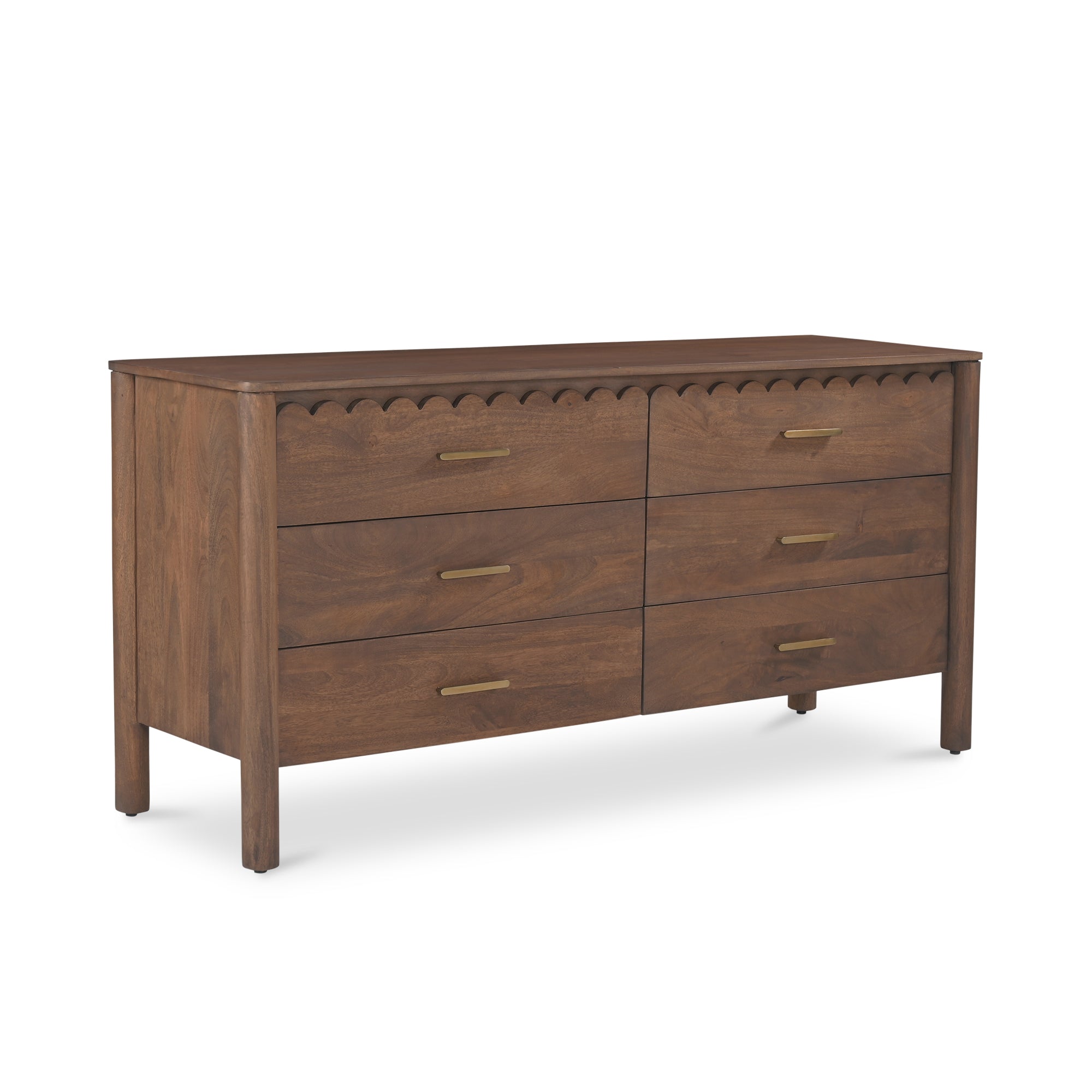 Wiley Dresser Vintage Brown - Moes Home