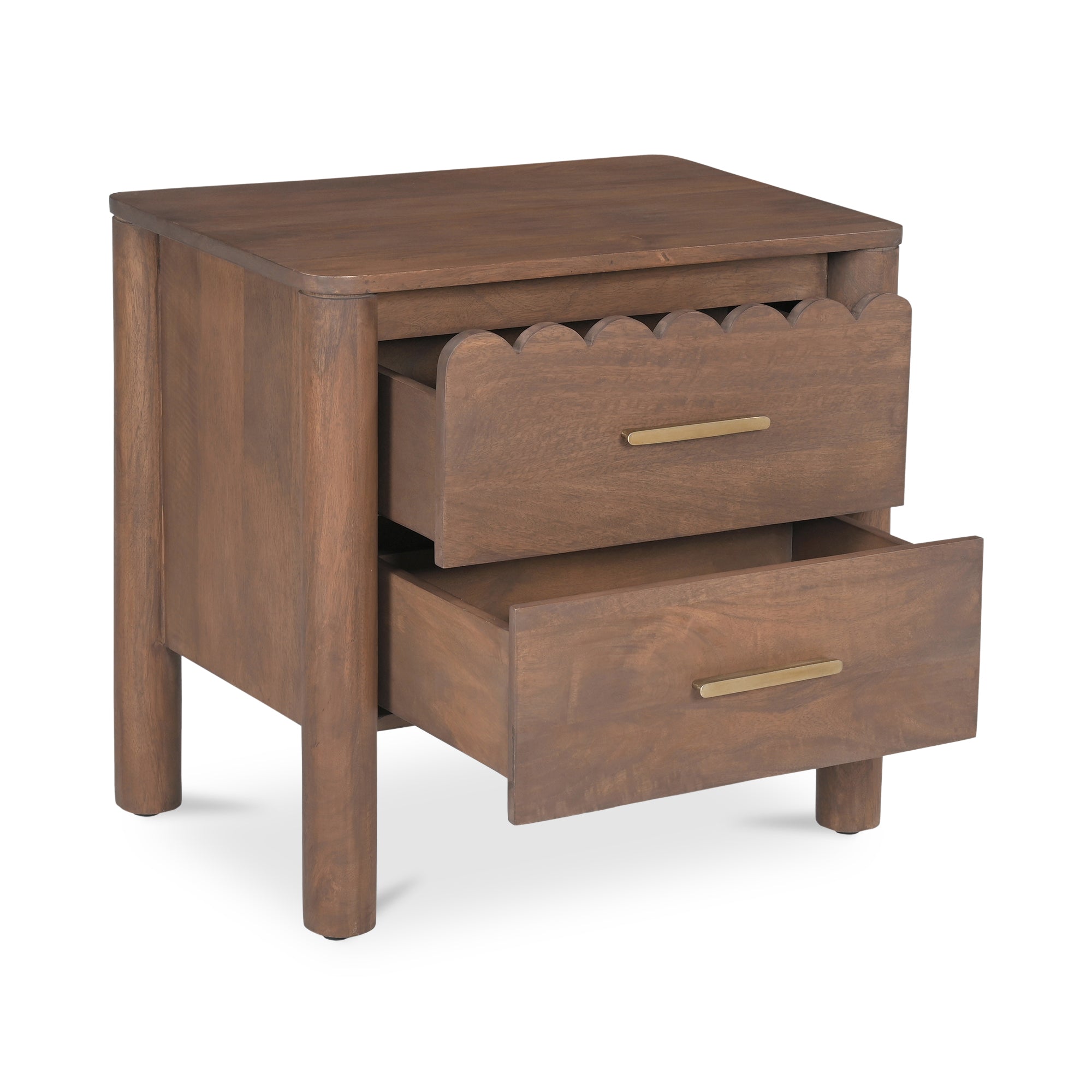 Wiley Nightstand Vintage Brown - Moes Home