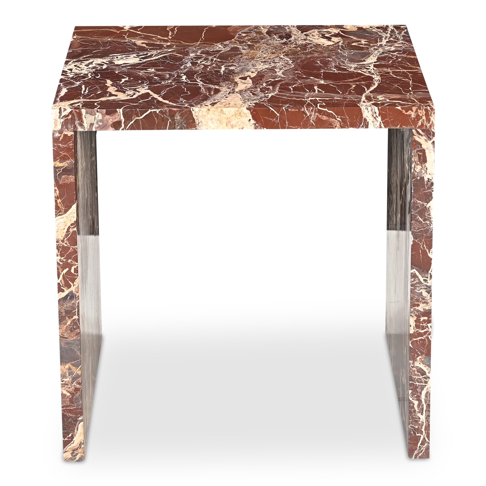 Rosa Accent Table Mixed Marble