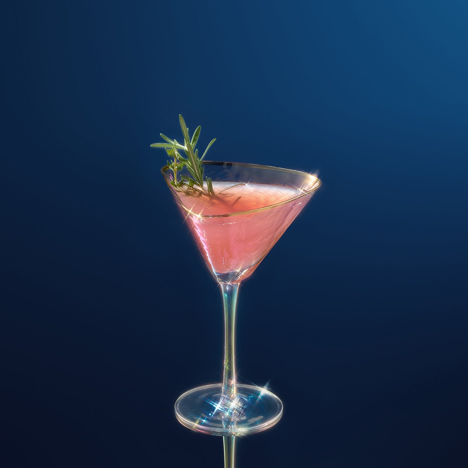 Dulce Martini Cocktail Glassware, Set of 2