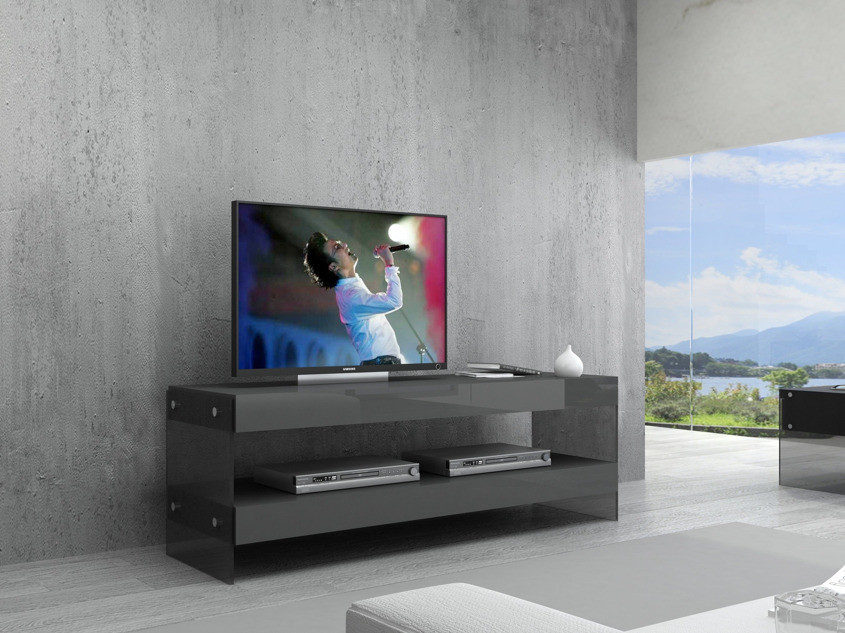 Cloud Mini TV Base in High Gloss J&M