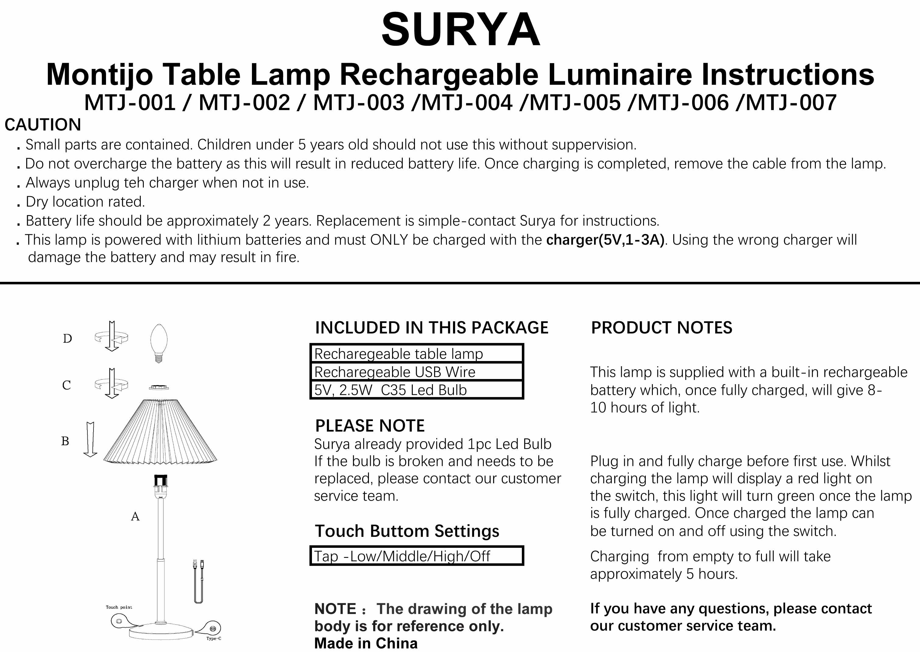Hamidiyeh Cream Table Lamp