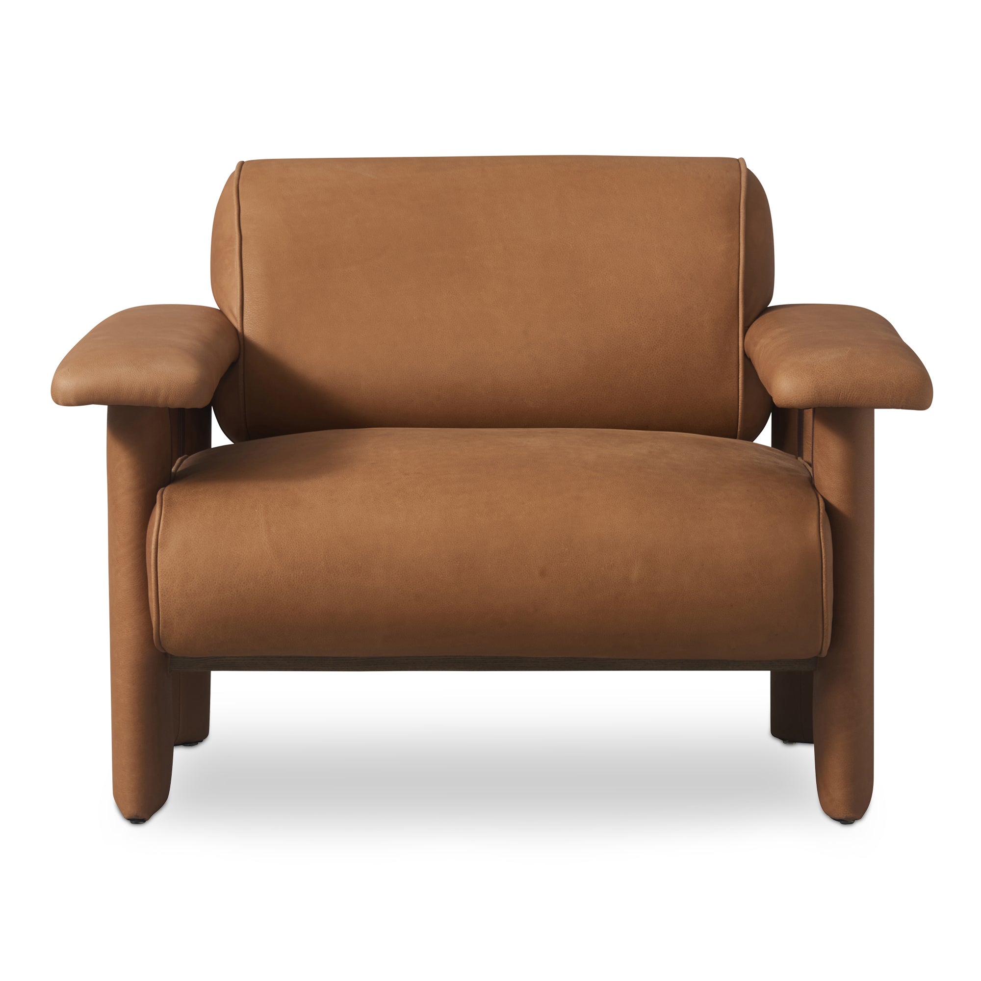 Marcello Lounge Chair Tan - Moes Home