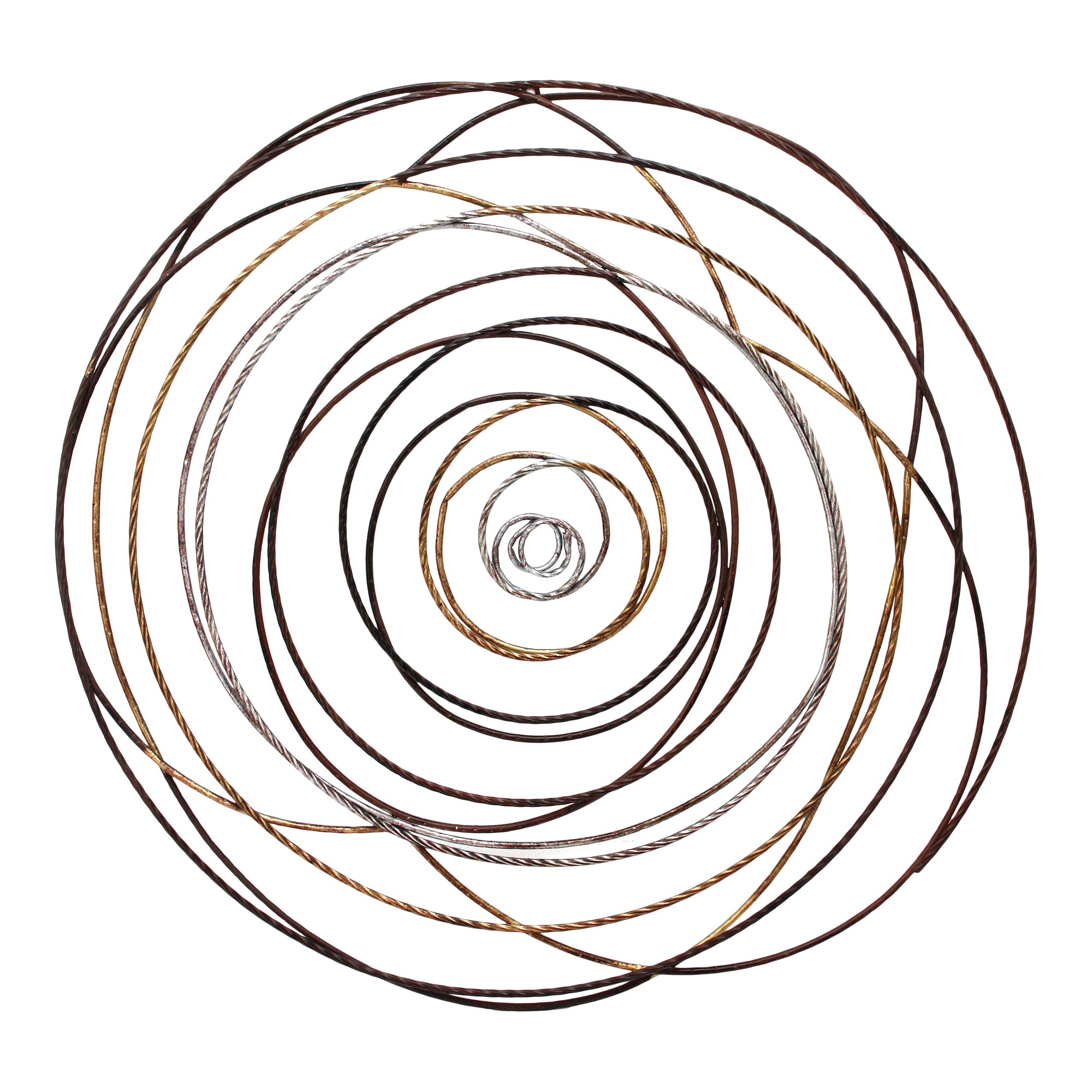 Iron Braid Wall Décor Mulitcolor - Moes Home