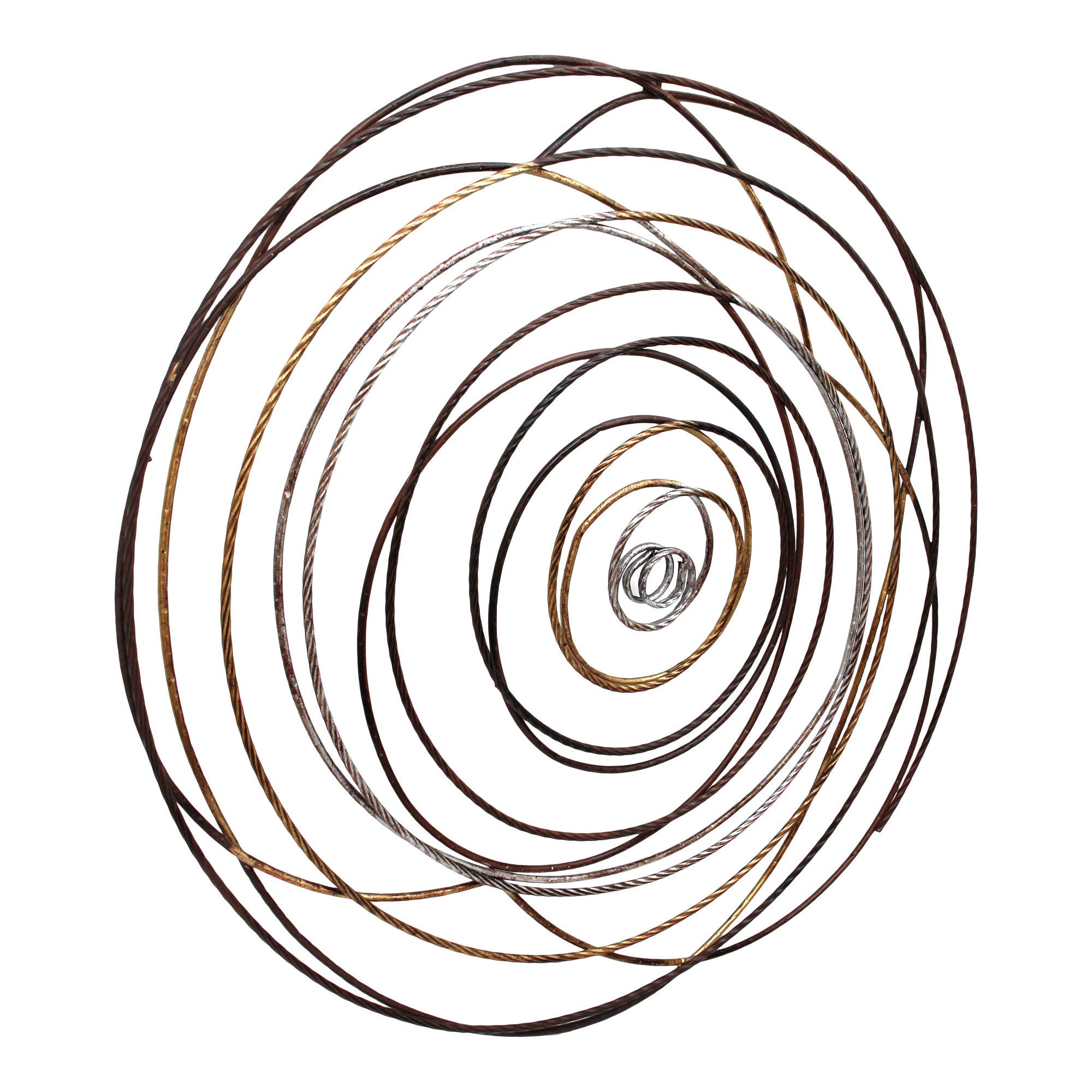 Iron Braid Wall Décor Mulitcolor - Moes Home