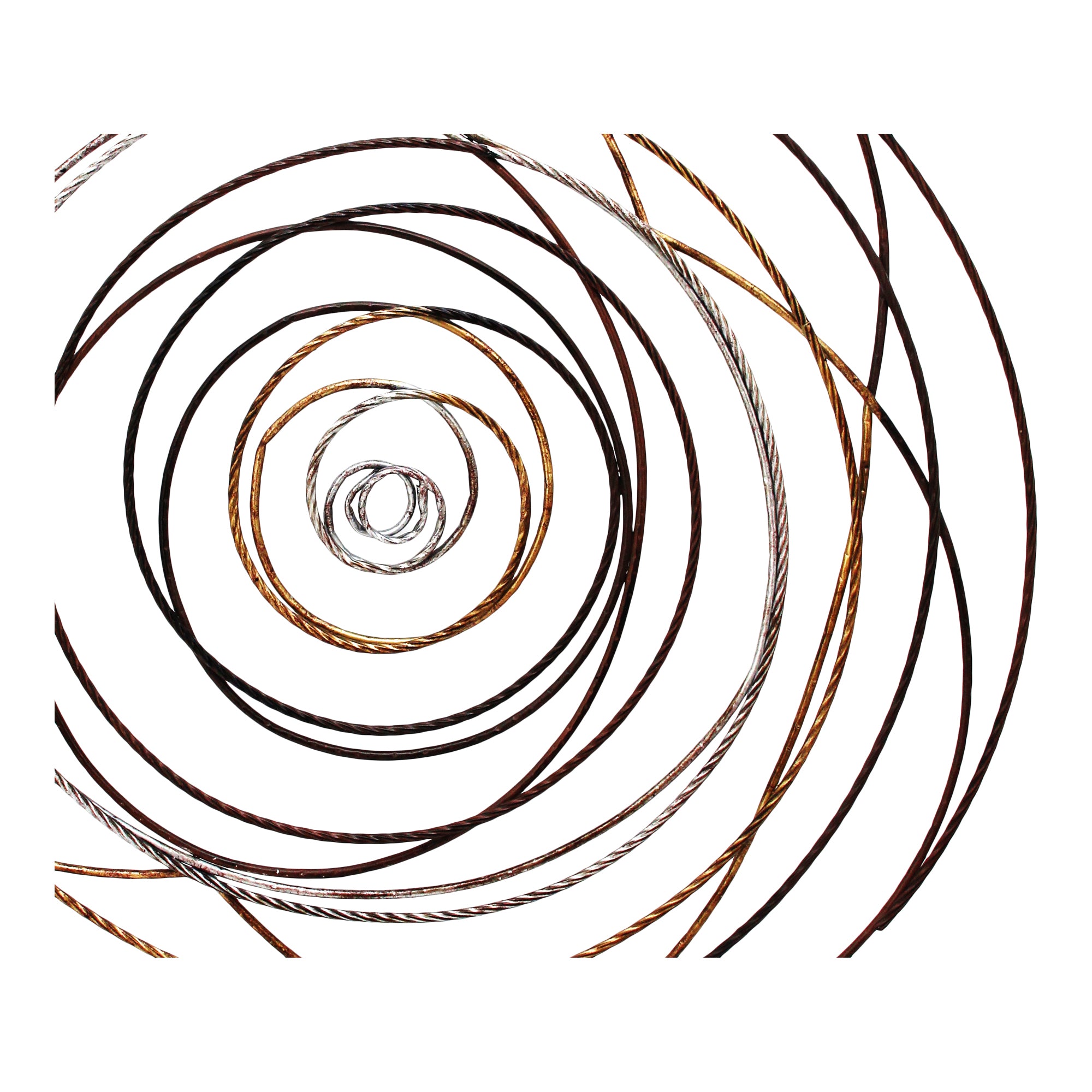 Iron Braid Wall Décor Mulitcolor - Moes Home