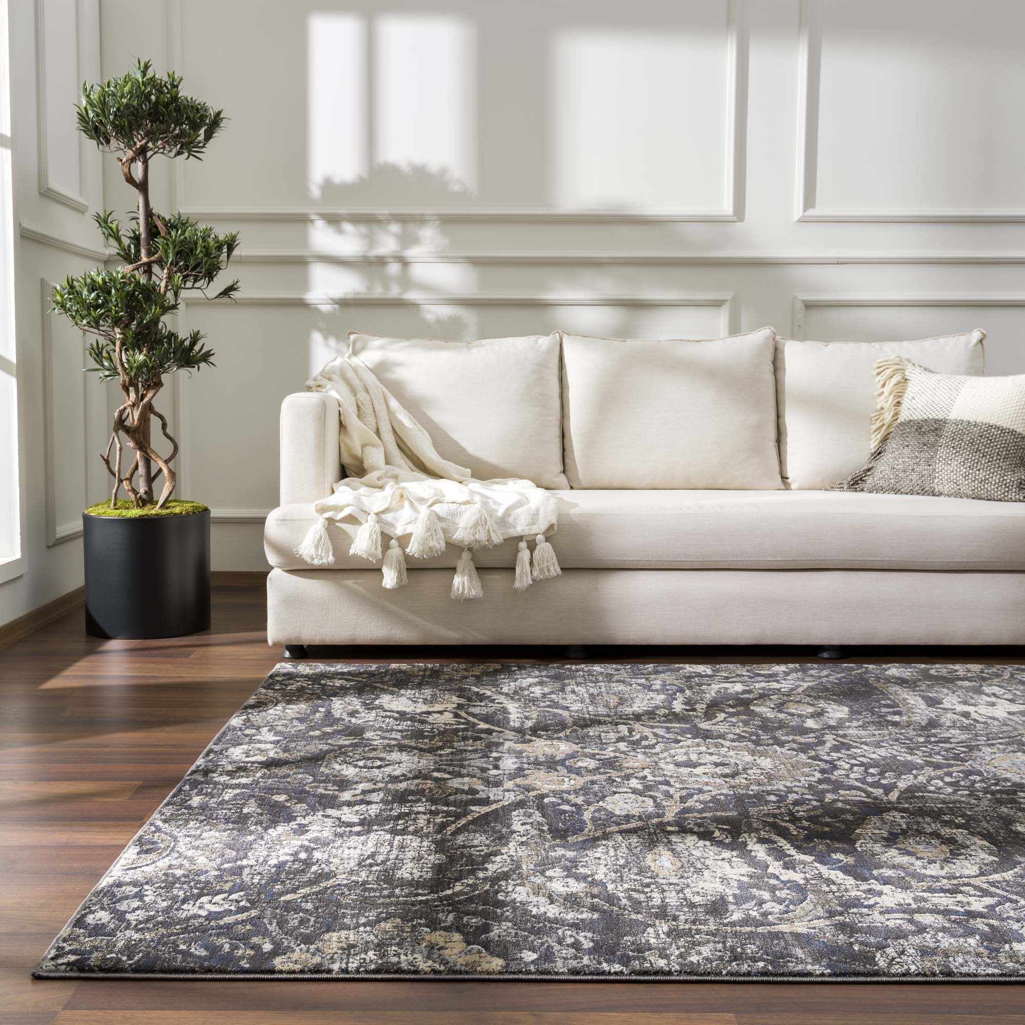 Georgiana Charcoal Area Rug