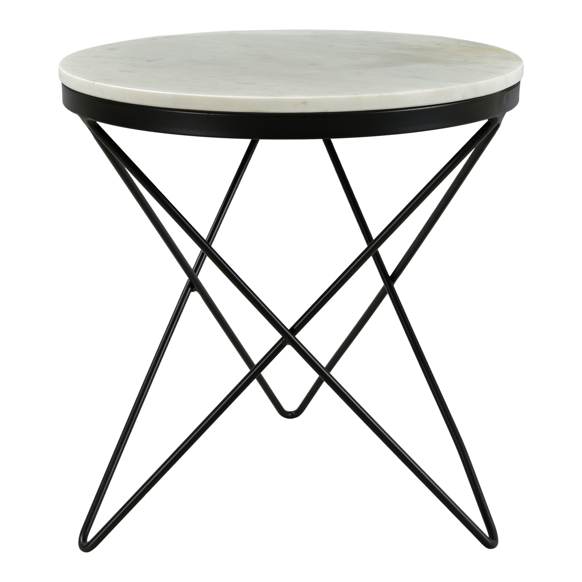 Haley Side Table Black - Moes Home
