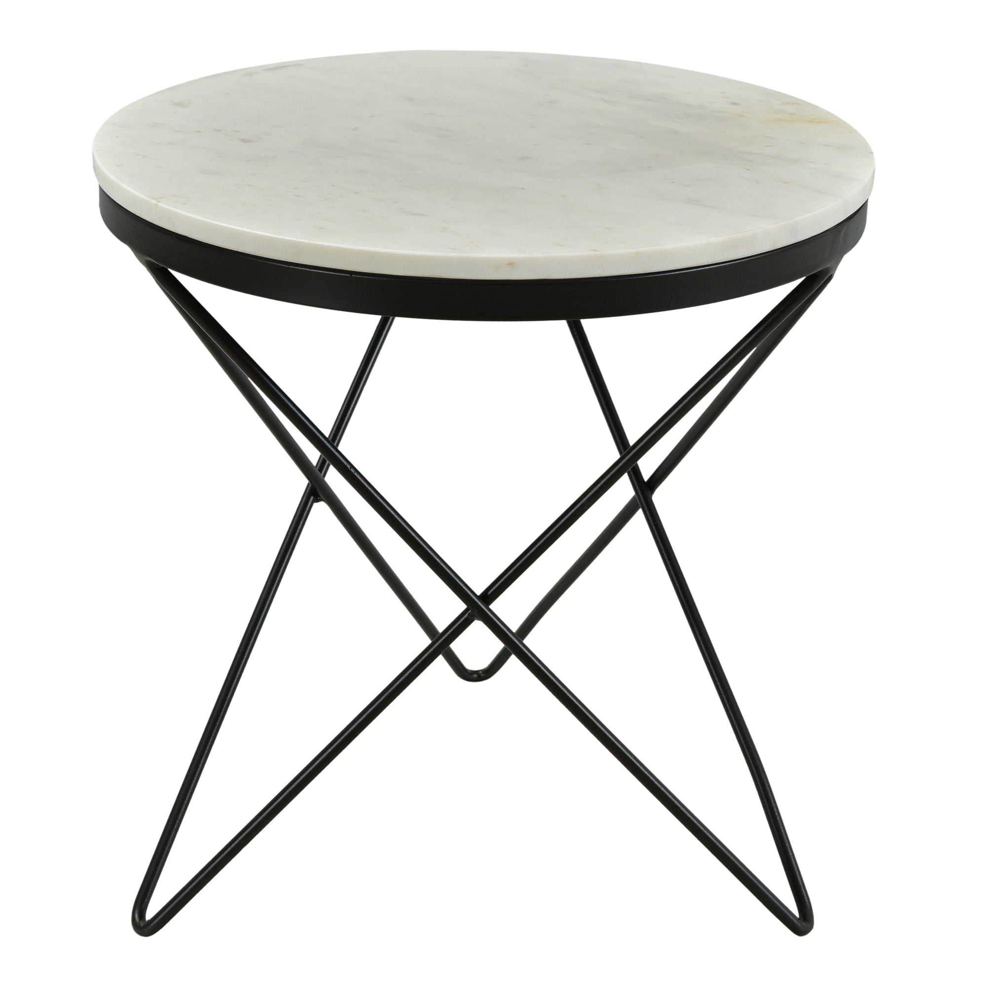 Haley Side Table Black - Moes Home