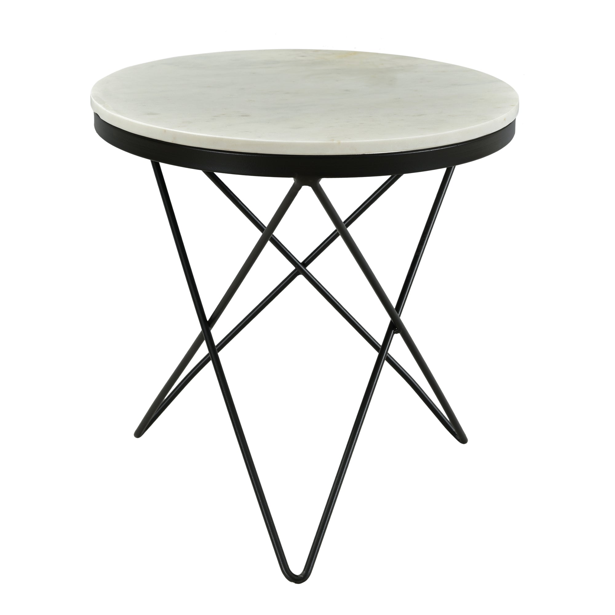 Haley Side Table Black - Moes Home